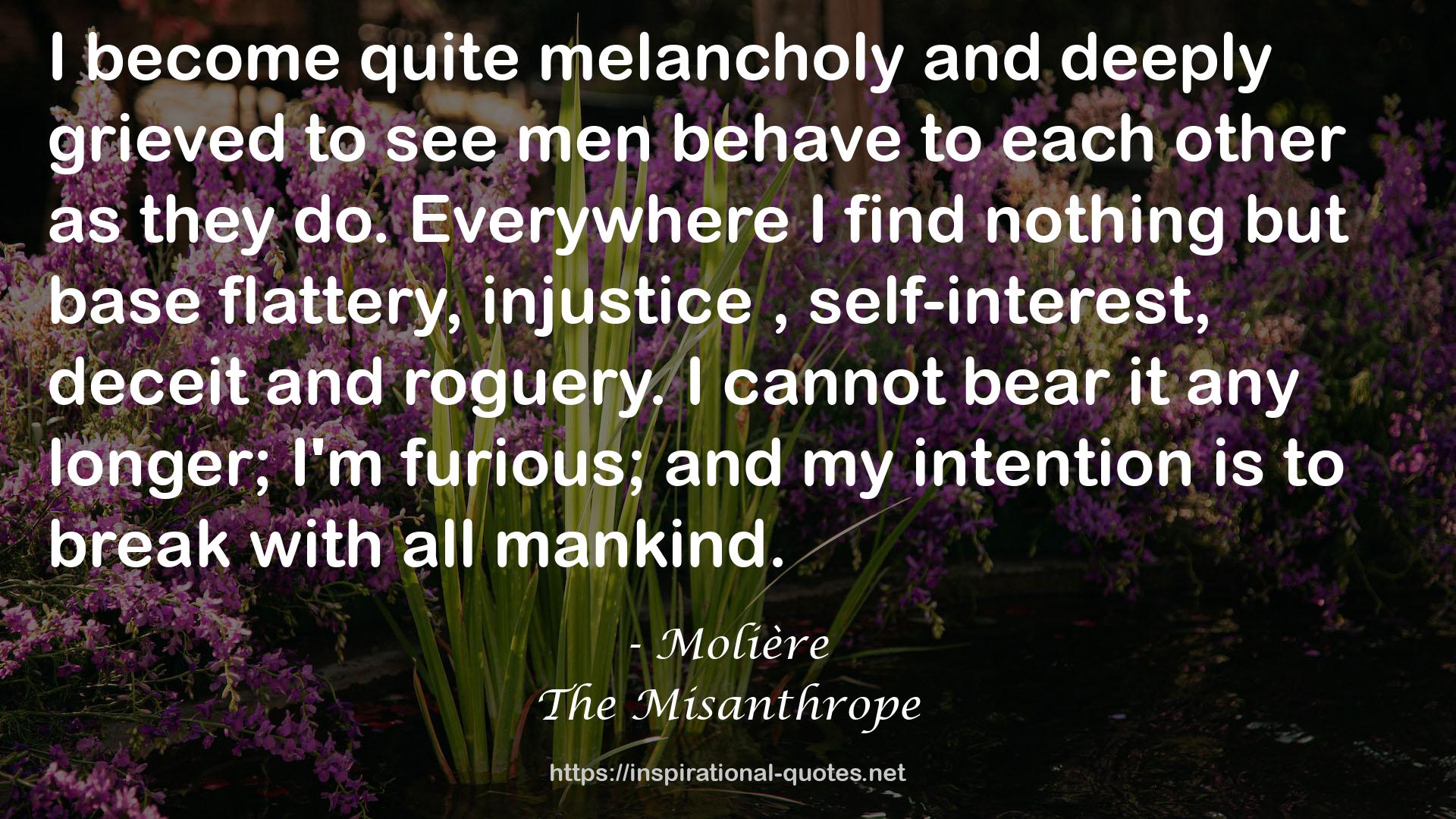The Misanthrope QUOTES