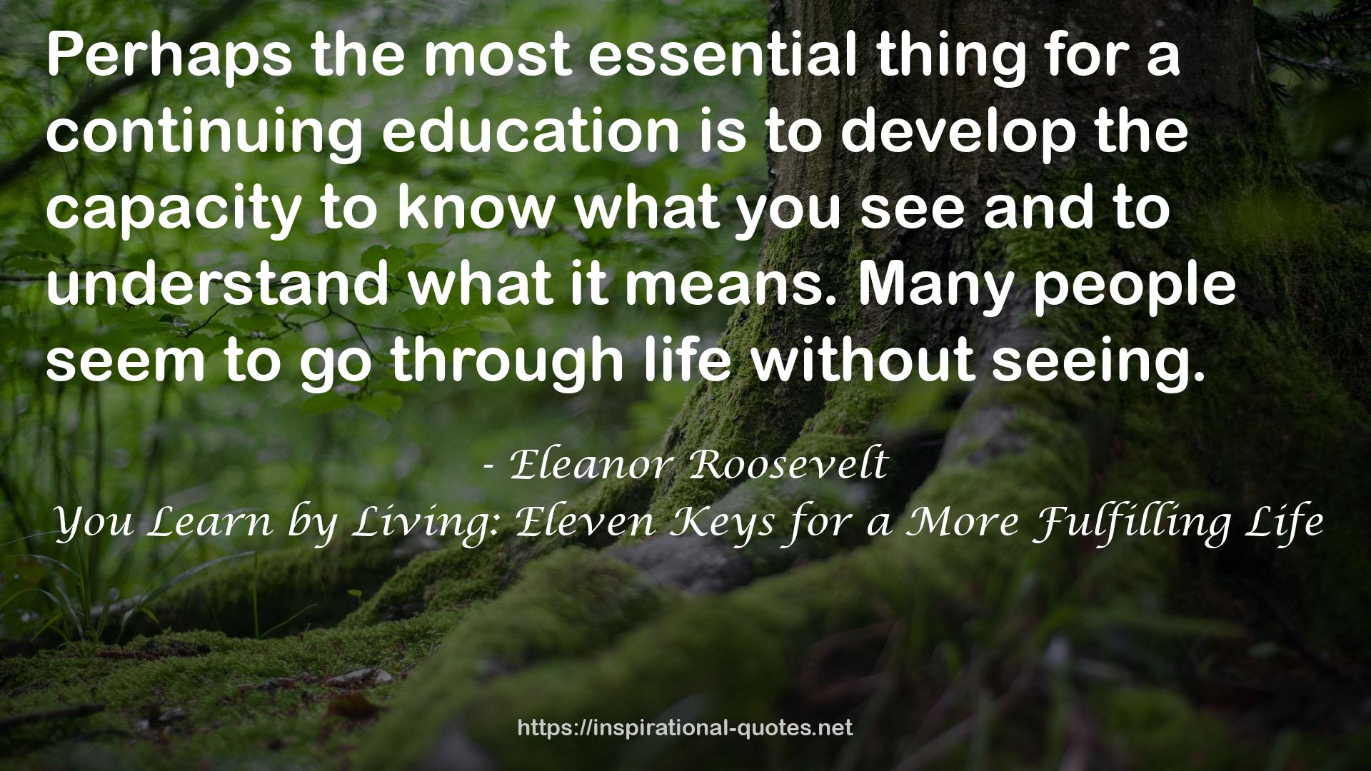 Eleanor Roosevelt QUOTES