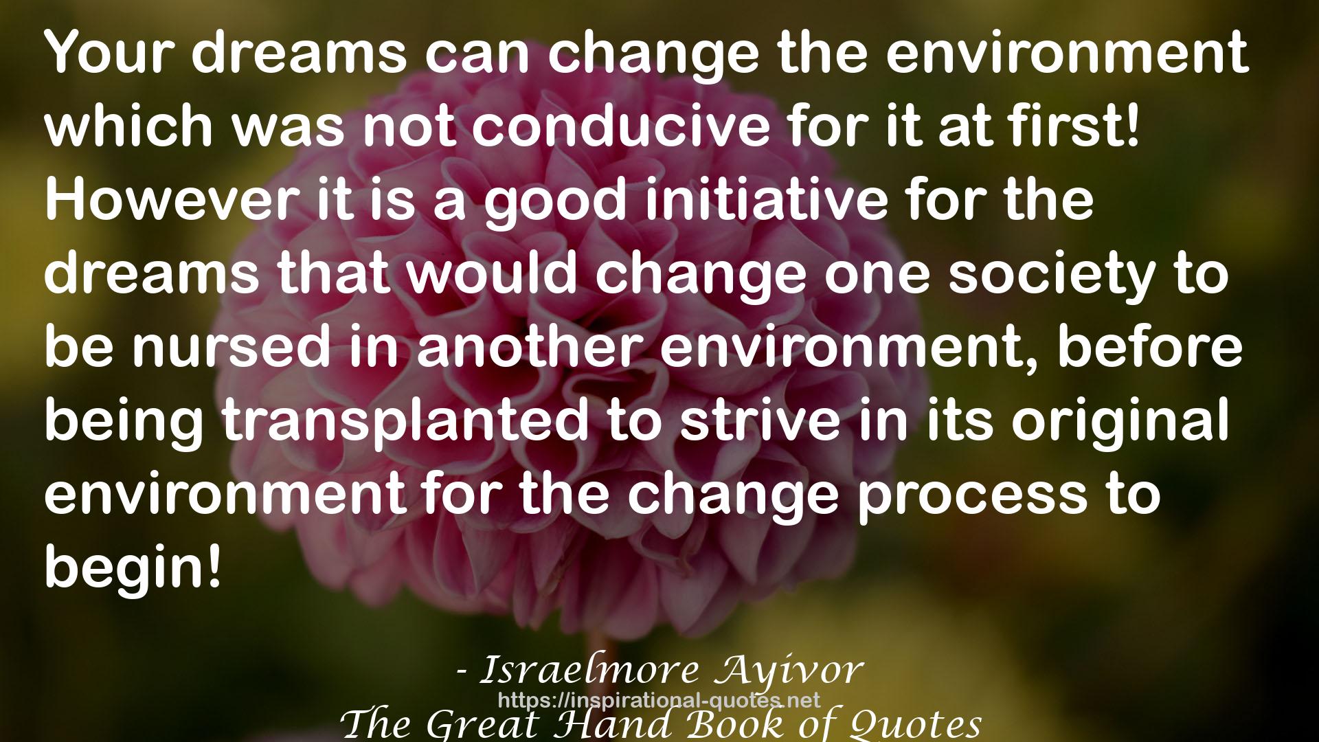 the environment  QUOTES