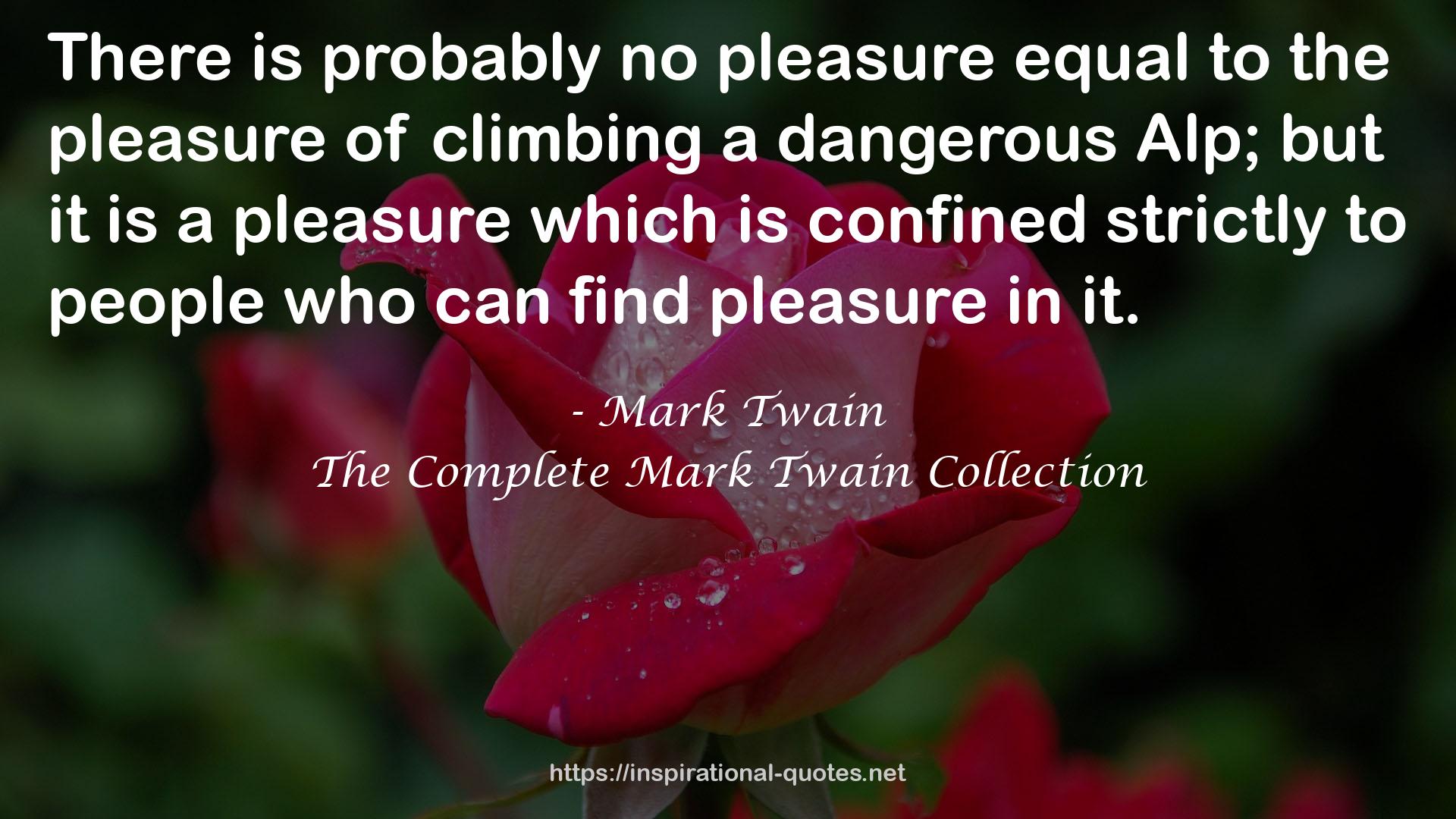 The Complete Mark Twain Collection QUOTES