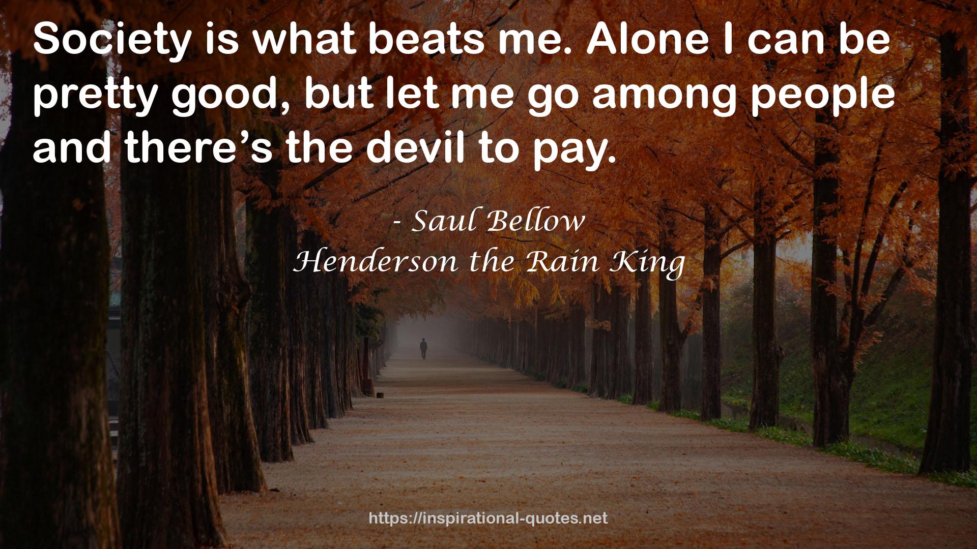 Henderson the Rain King QUOTES
