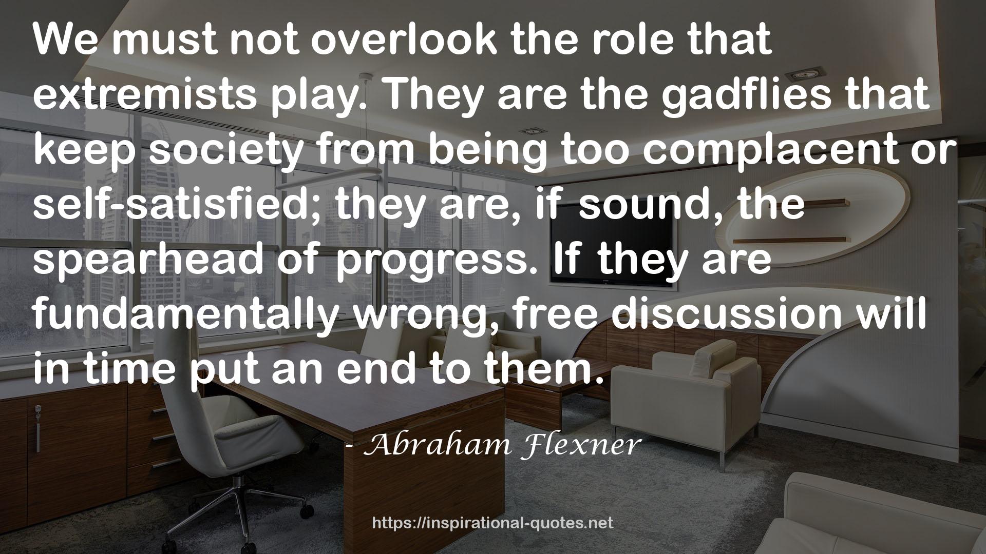 Abraham Flexner QUOTES