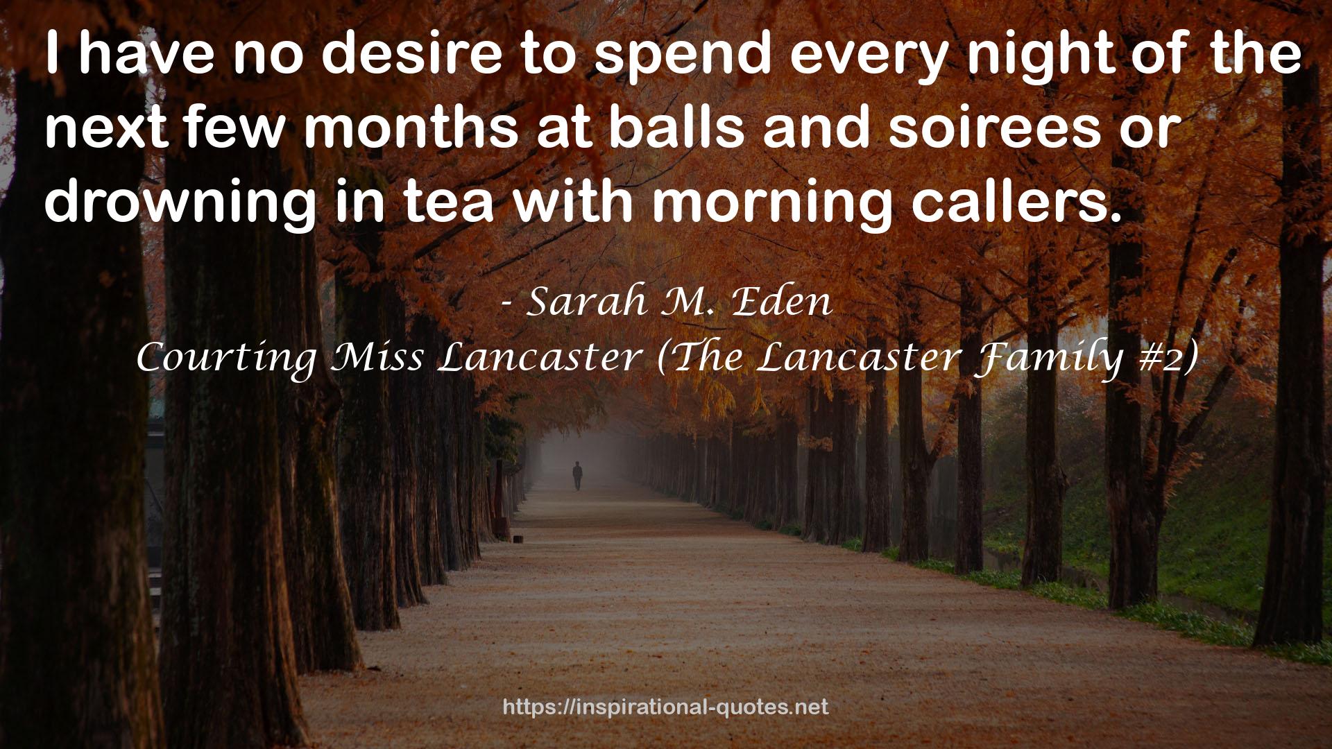 Courting Miss Lancaster (The Lancaster Family #2) QUOTES