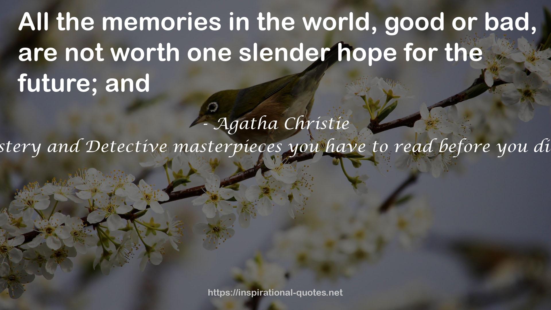 50 Mystery and Detective masterpieces you have to read before you die vol: 2 QUOTES