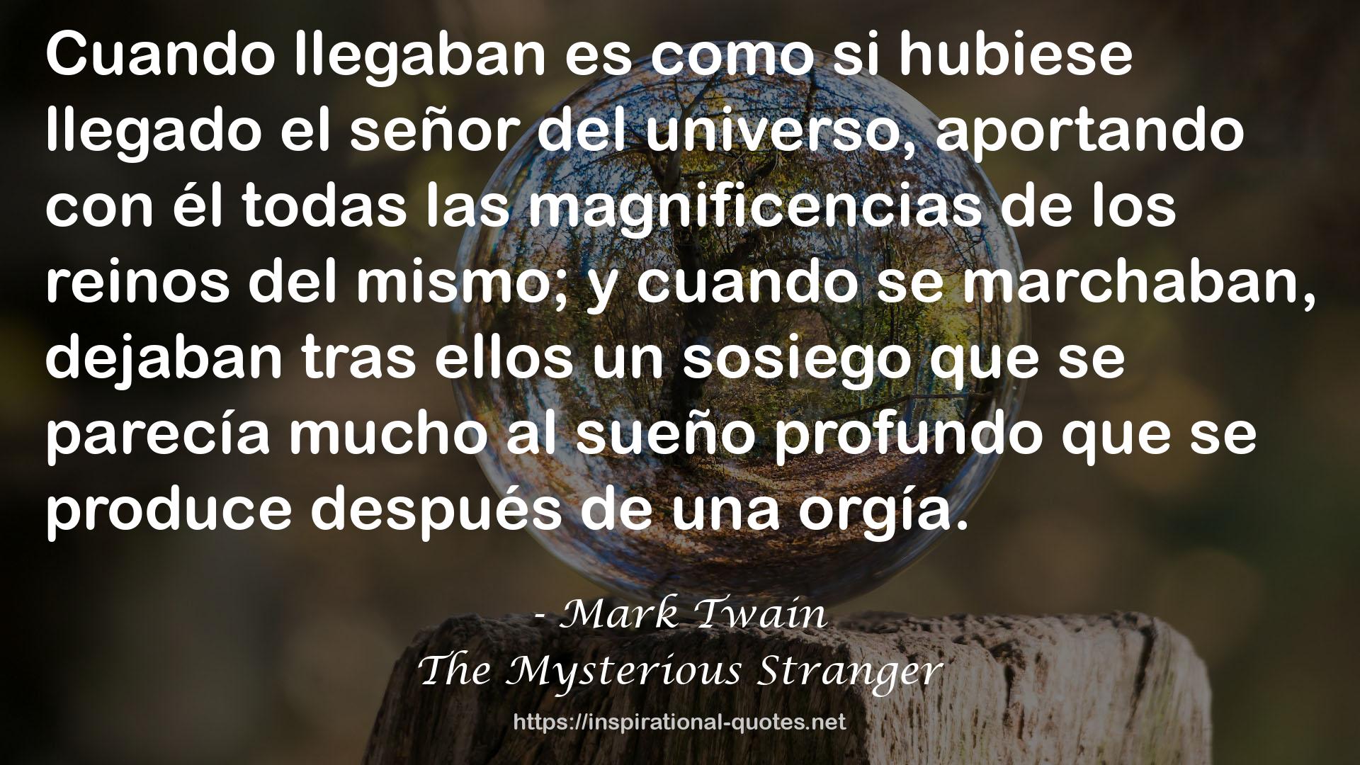 The Mysterious Stranger QUOTES