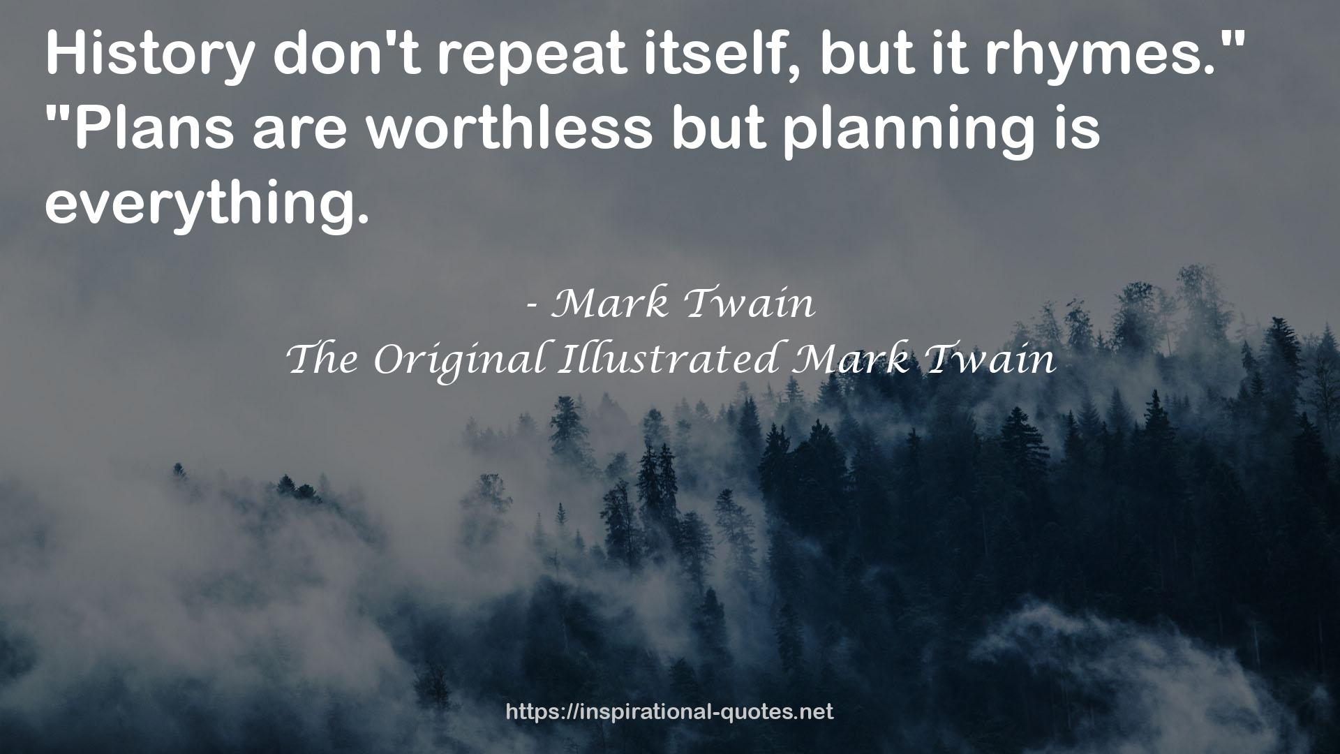 The Original Illustrated Mark Twain QUOTES