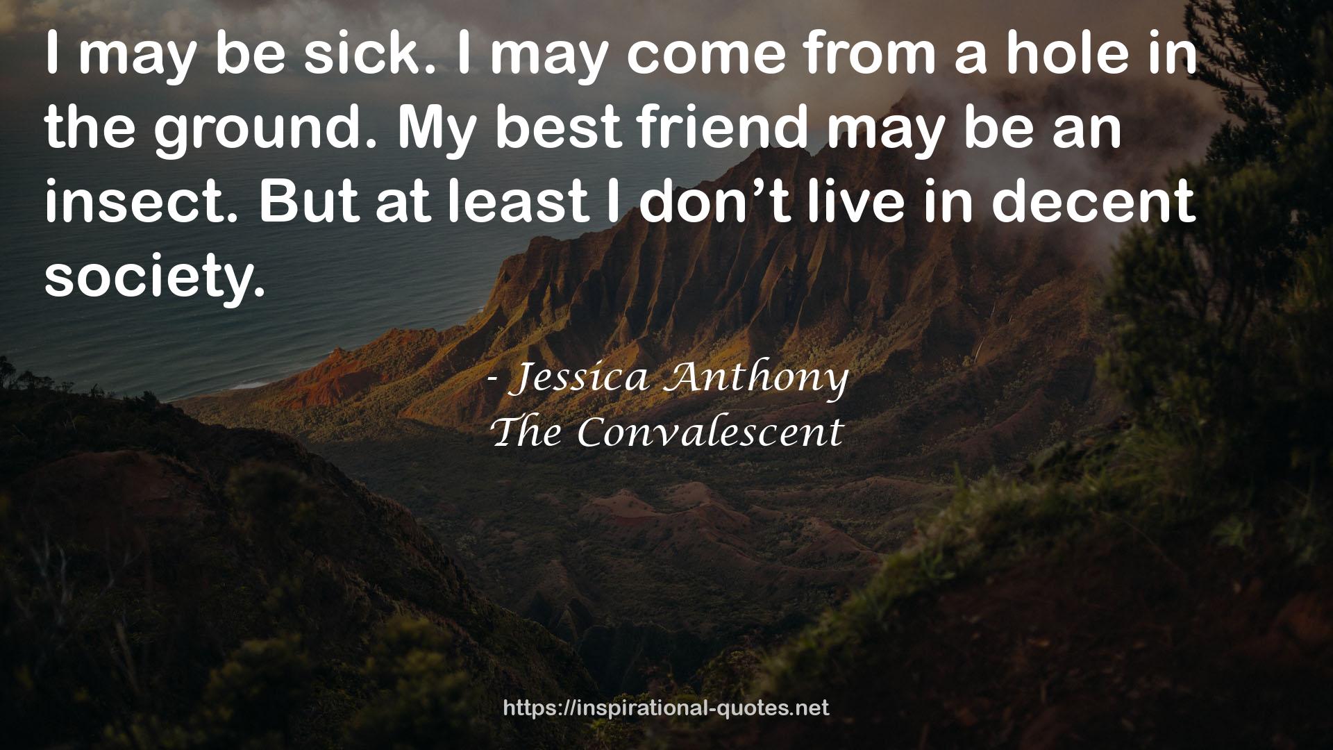 The Convalescent QUOTES