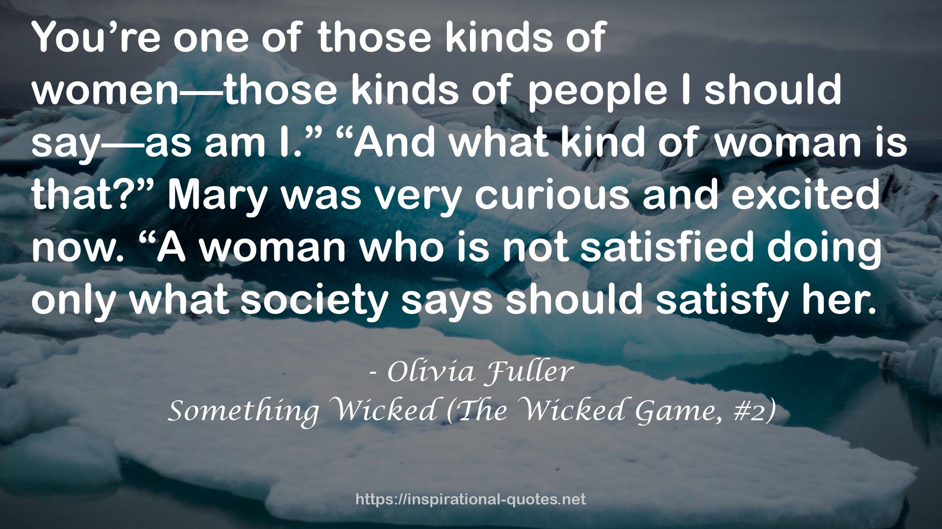 Something Wicked (The Wicked Game, #2) QUOTES