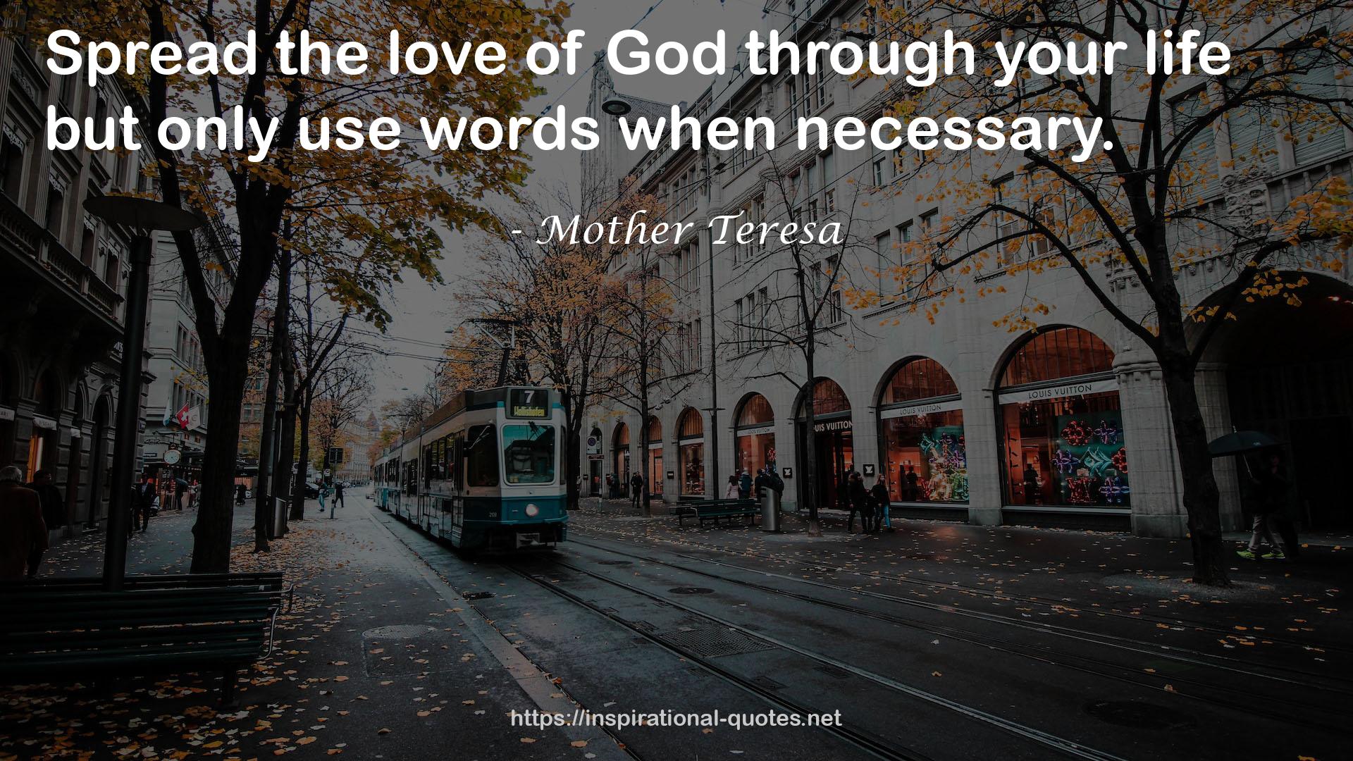 Mother Teresa QUOTES
