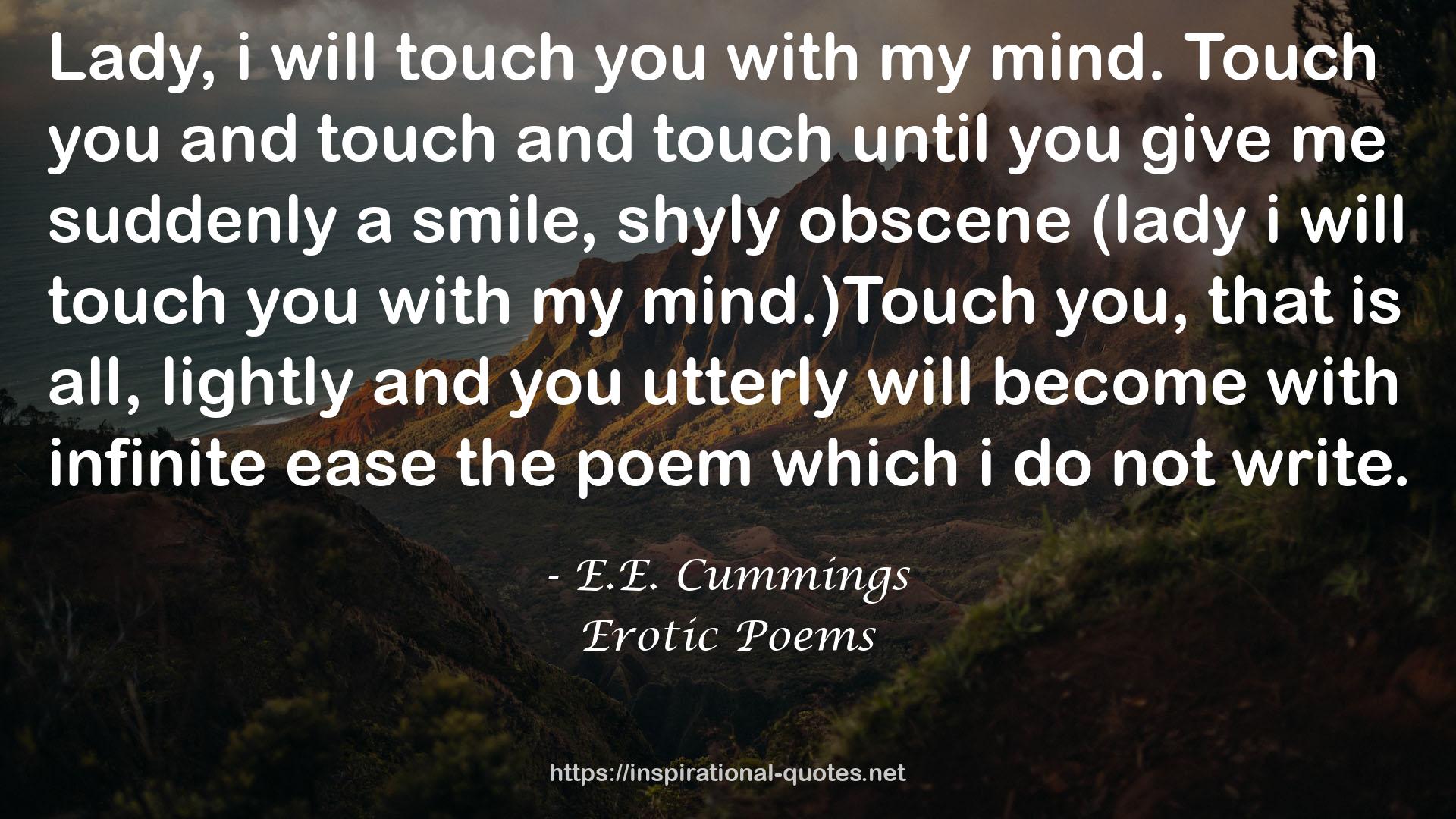 Erotic Poems QUOTES