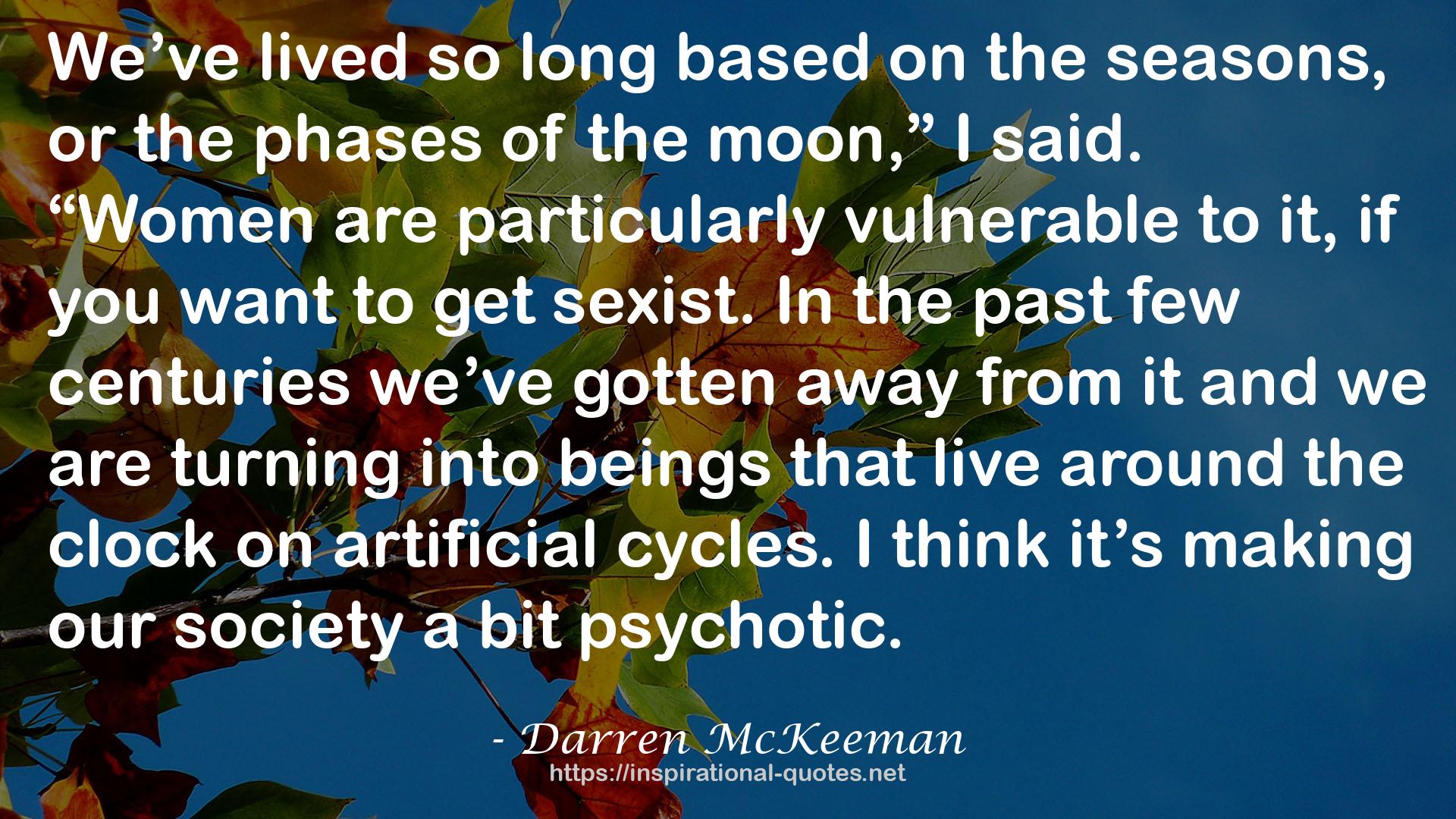 Darren McKeeman QUOTES