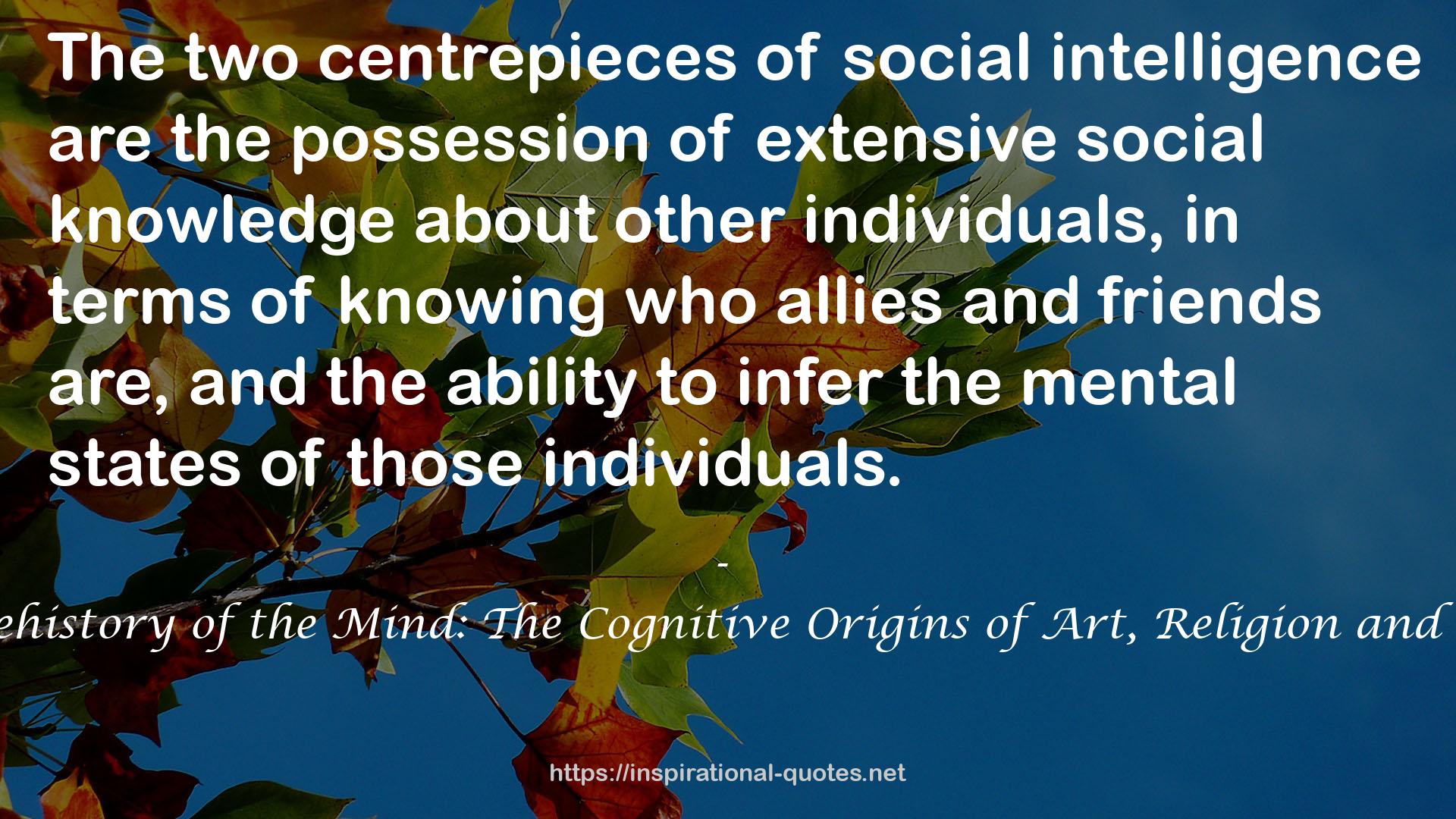 social intelligence  QUOTES