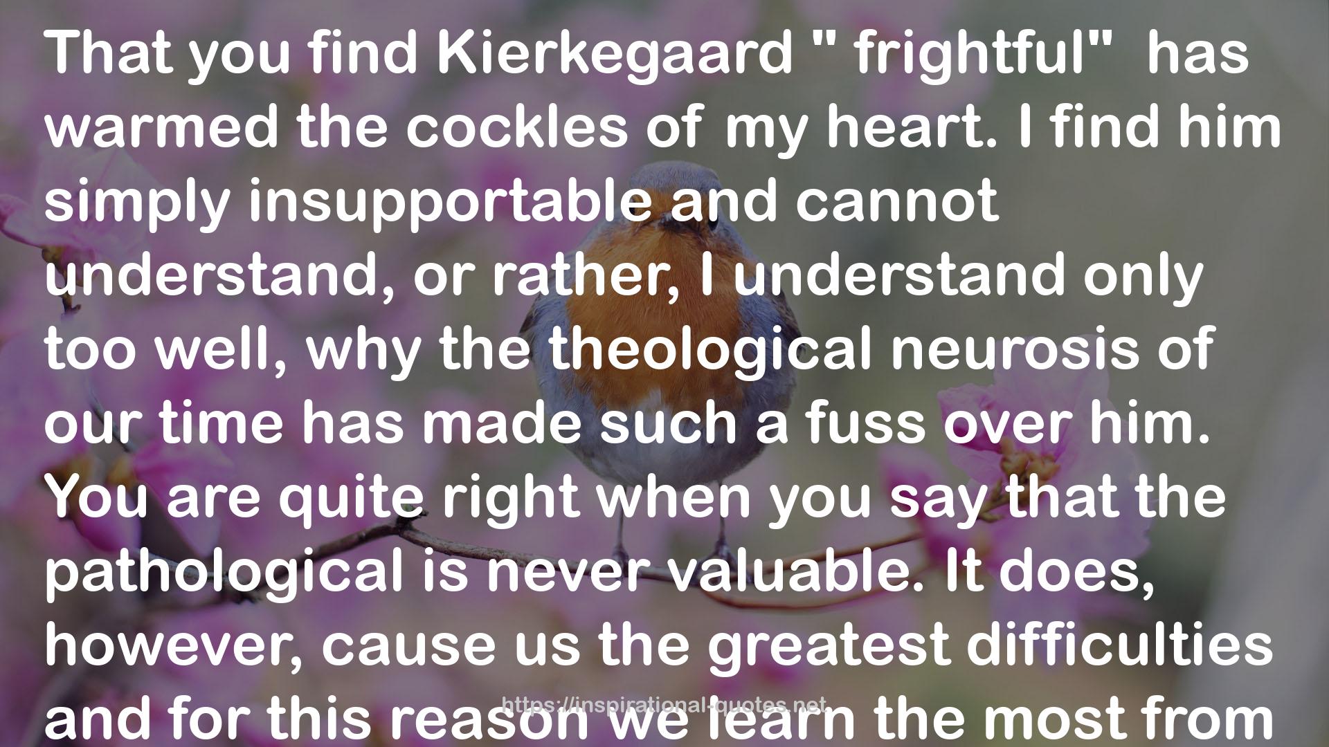 the theological neurosis  QUOTES