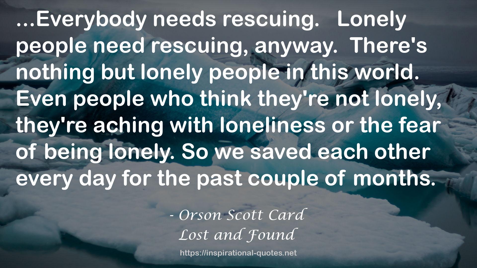 Lost and Found QUOTES