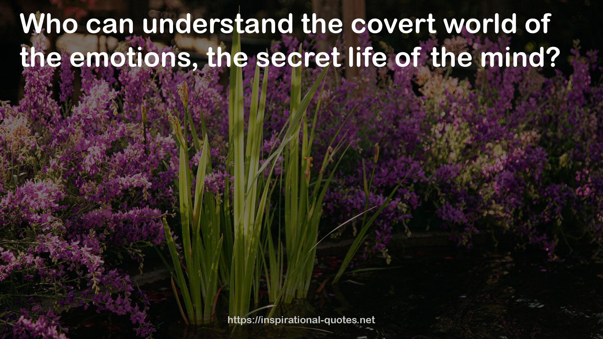 the covert world  QUOTES
