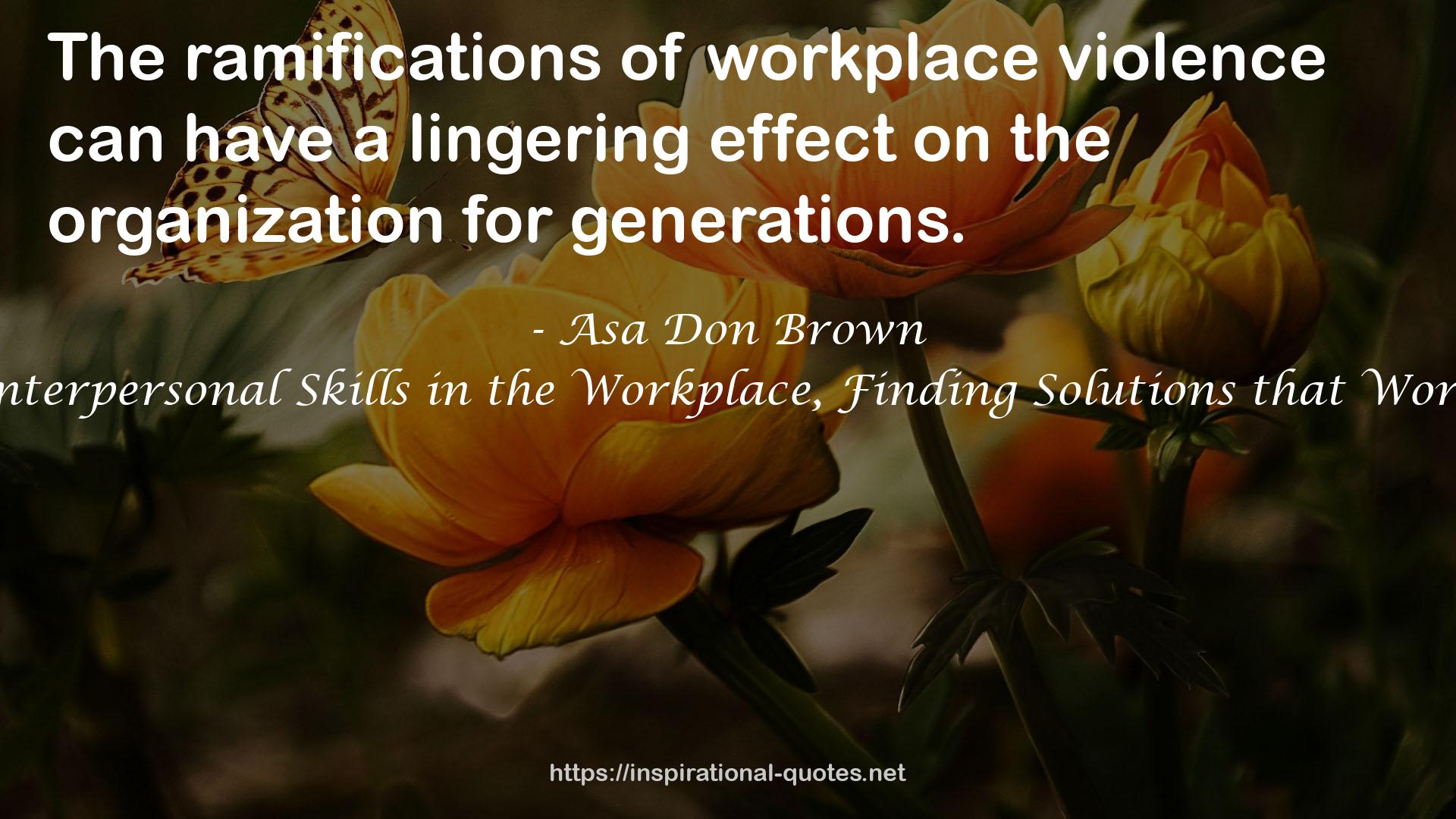 workplace violence  QUOTES