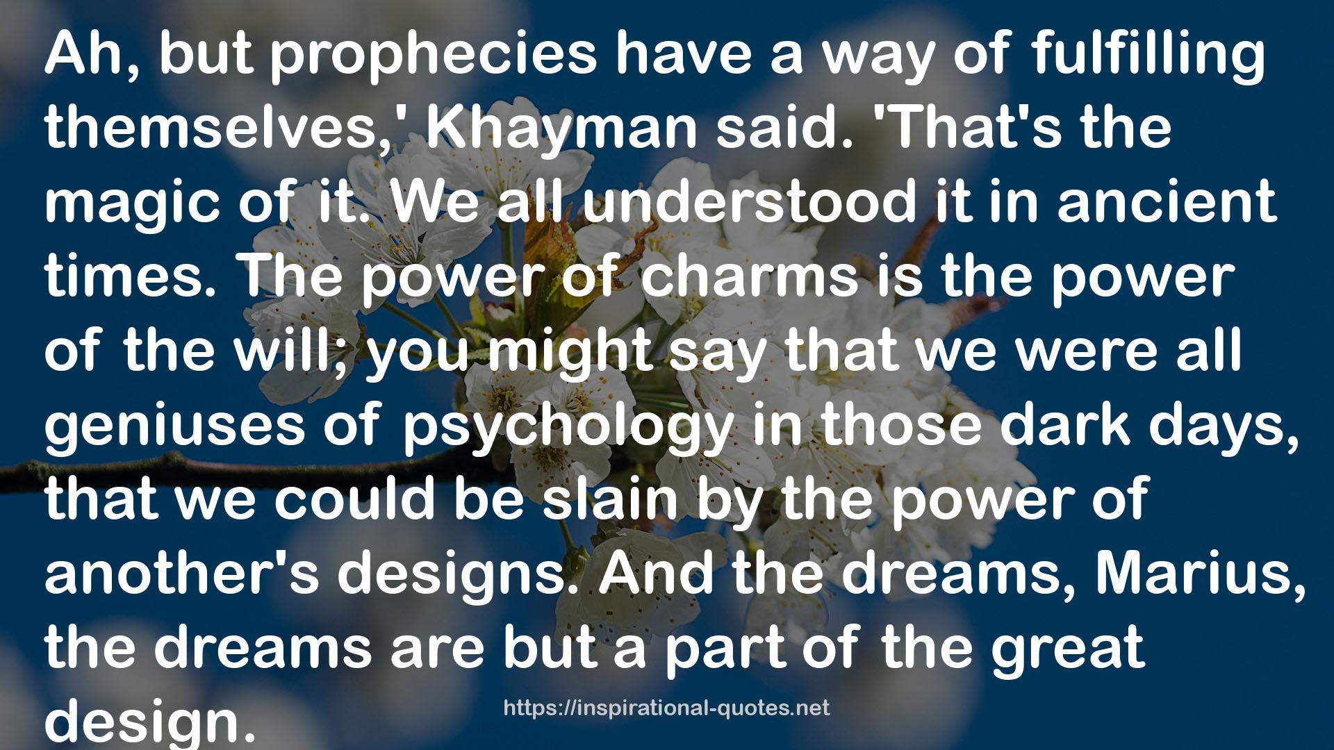 Khayman  QUOTES