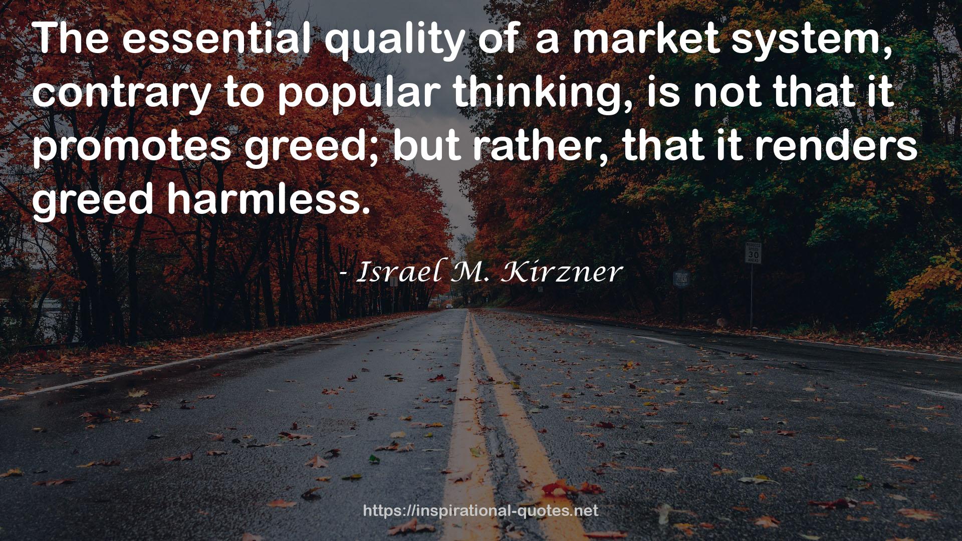 Israel M. Kirzner QUOTES