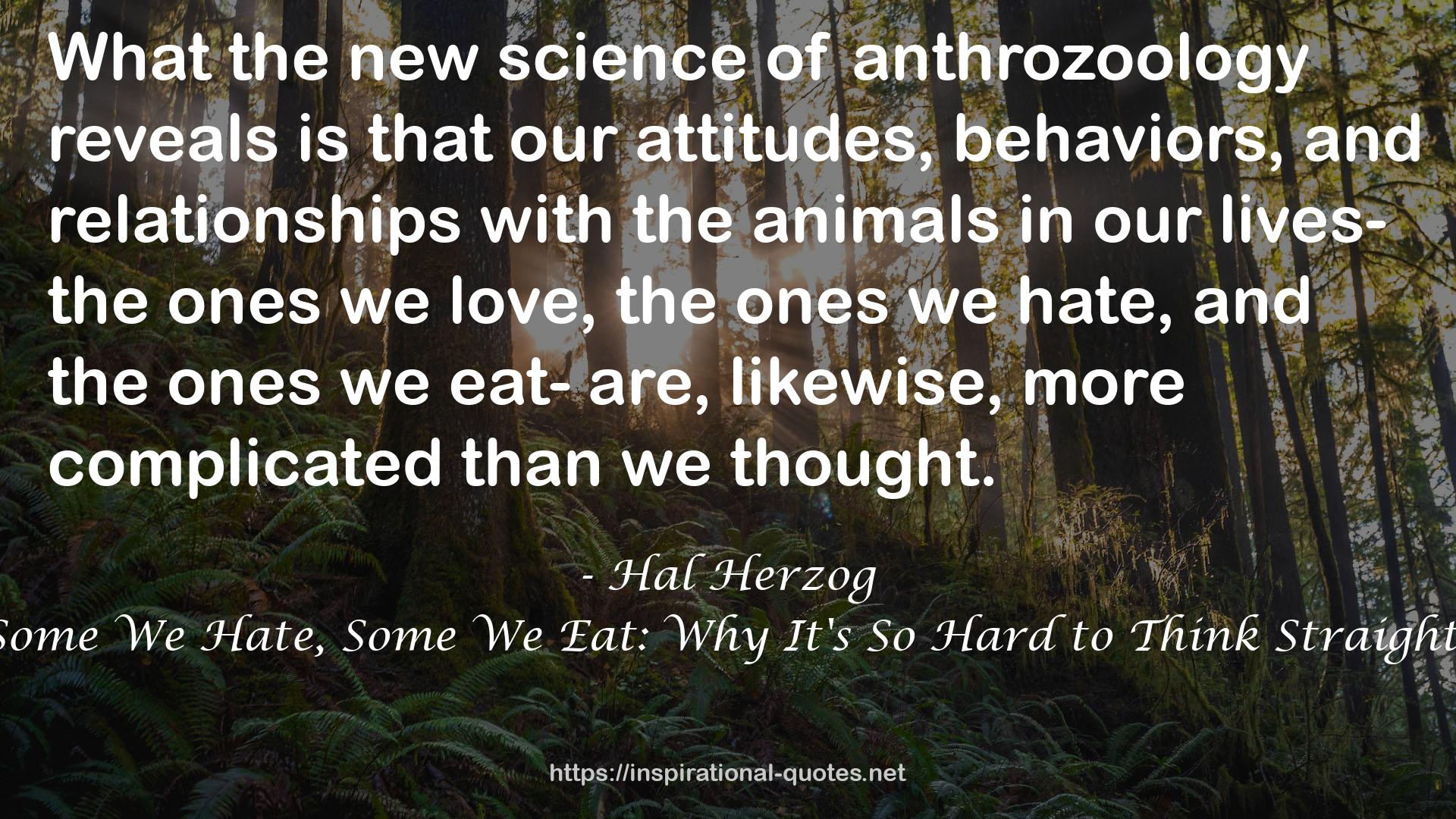 anthrozoology  QUOTES