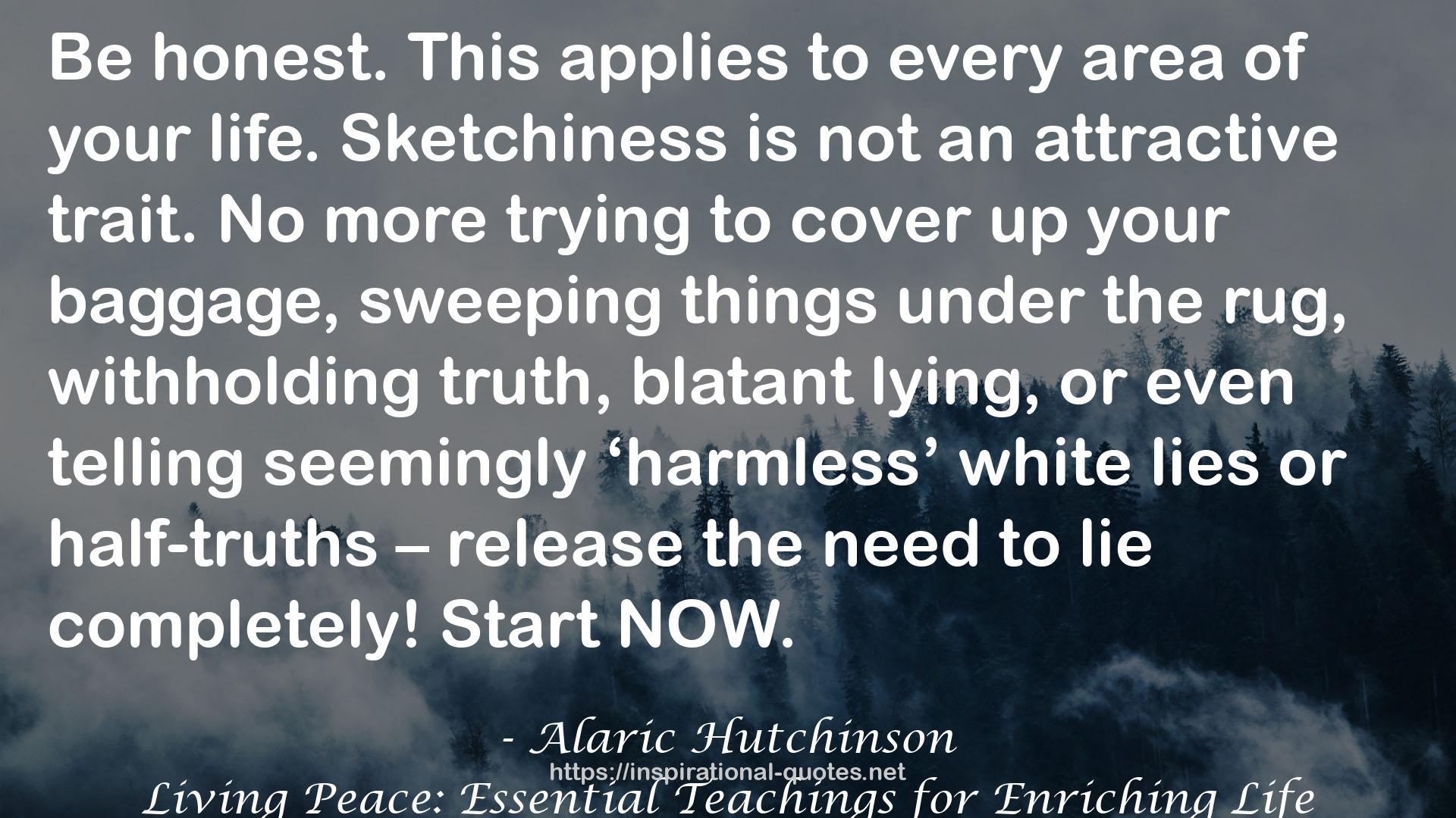Living Peace: Essential Teachings for Enriching Life QUOTES