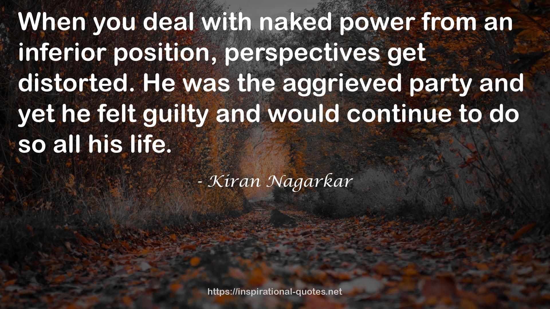 naked power  QUOTES