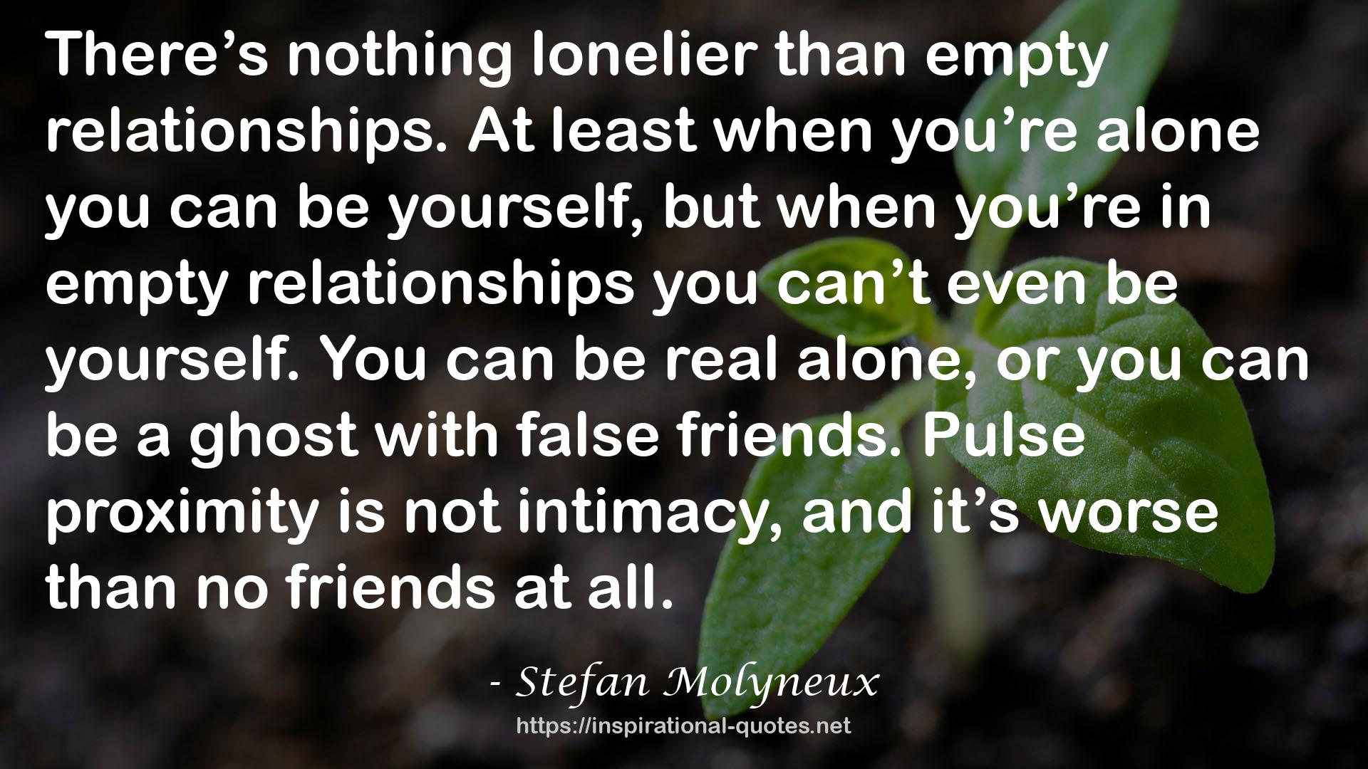 empty relationships  QUOTES