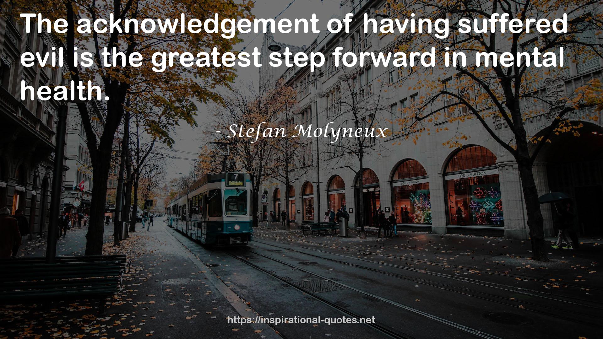 The greatest step  QUOTES