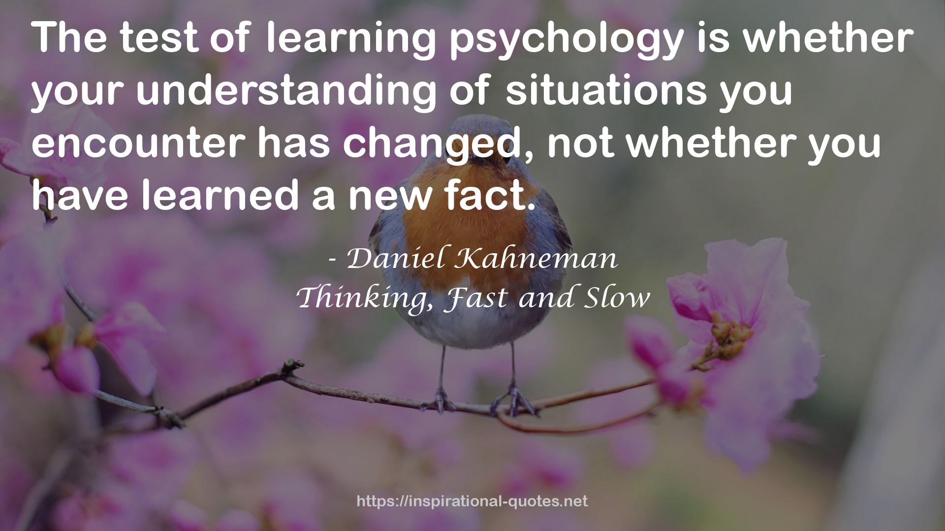 Daniel Kahneman QUOTES