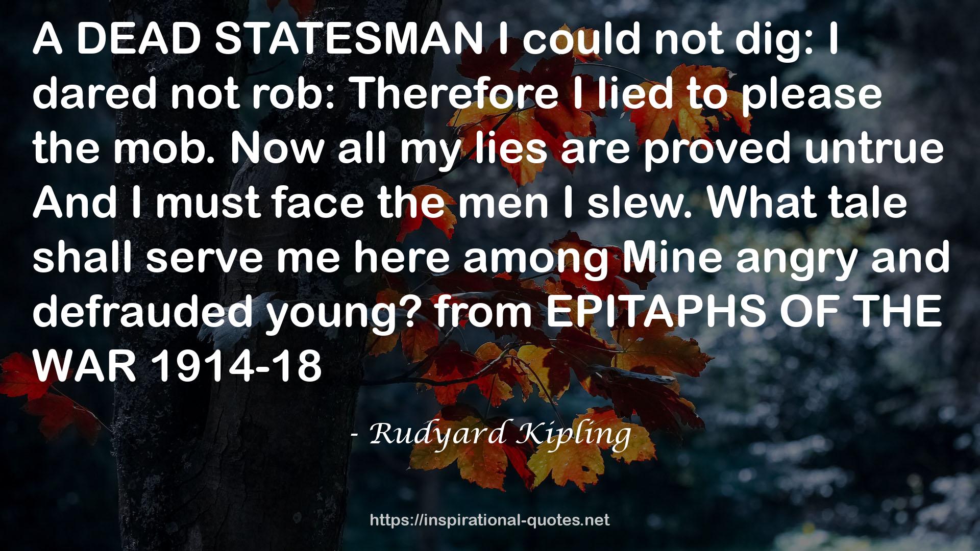 STATESMANI  QUOTES