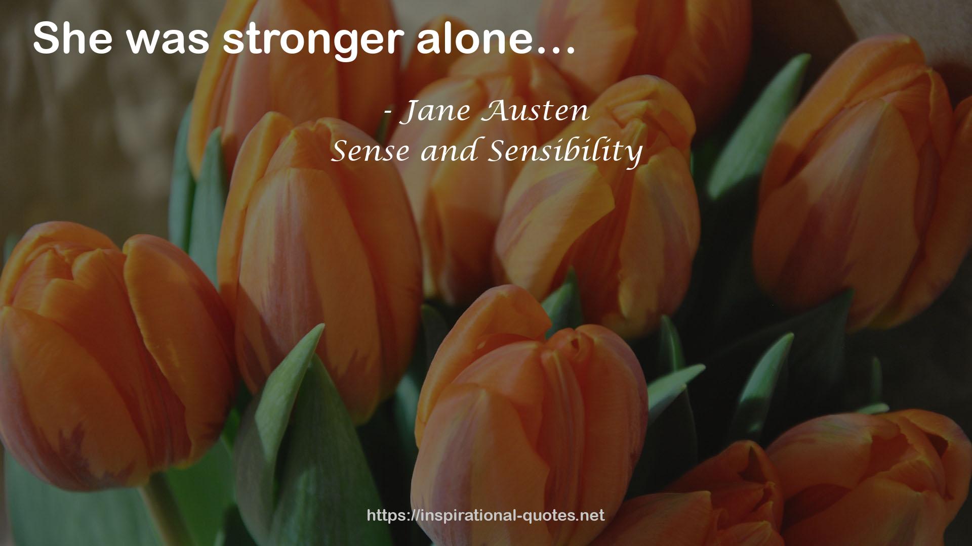 Sense and Sensibility QUOTES