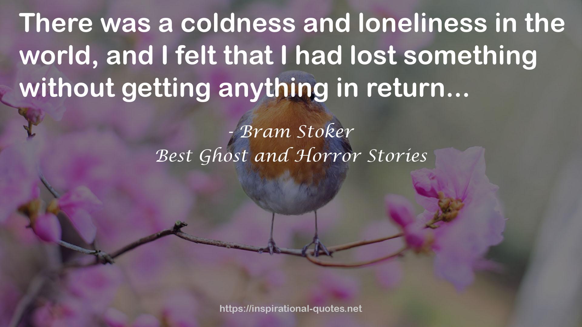 Best Ghost and Horror Stories QUOTES