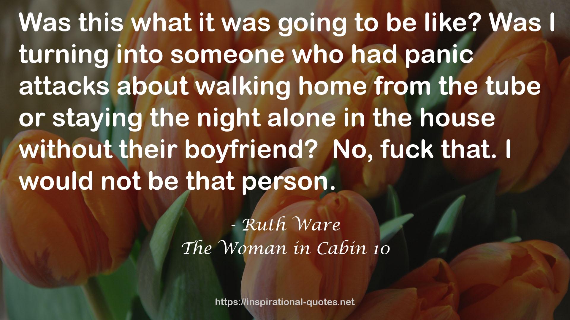 The Woman in Cabin 10 QUOTES