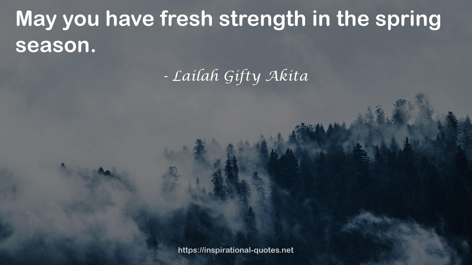 fresh strength  QUOTES