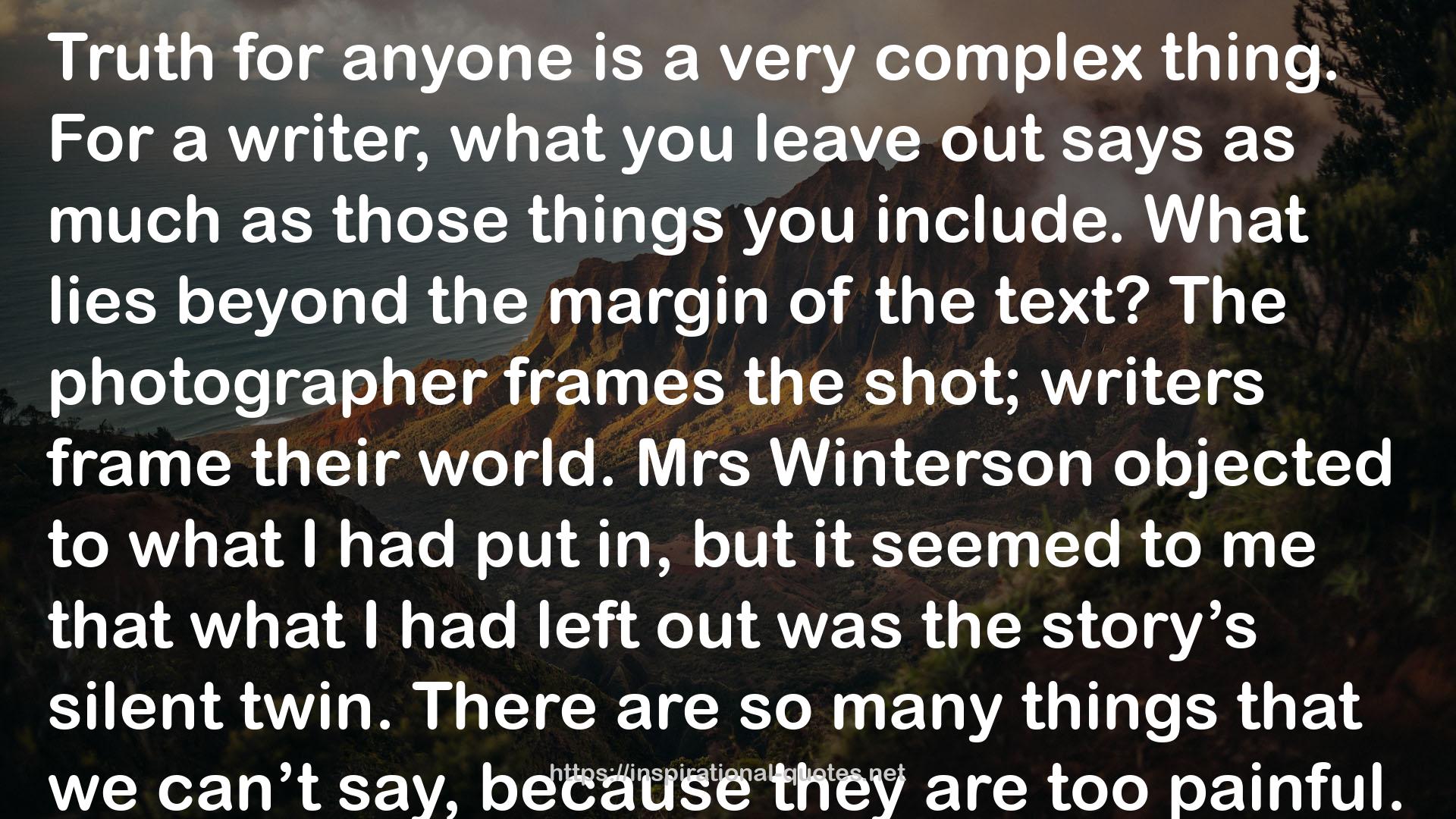 the photographer  QUOTES