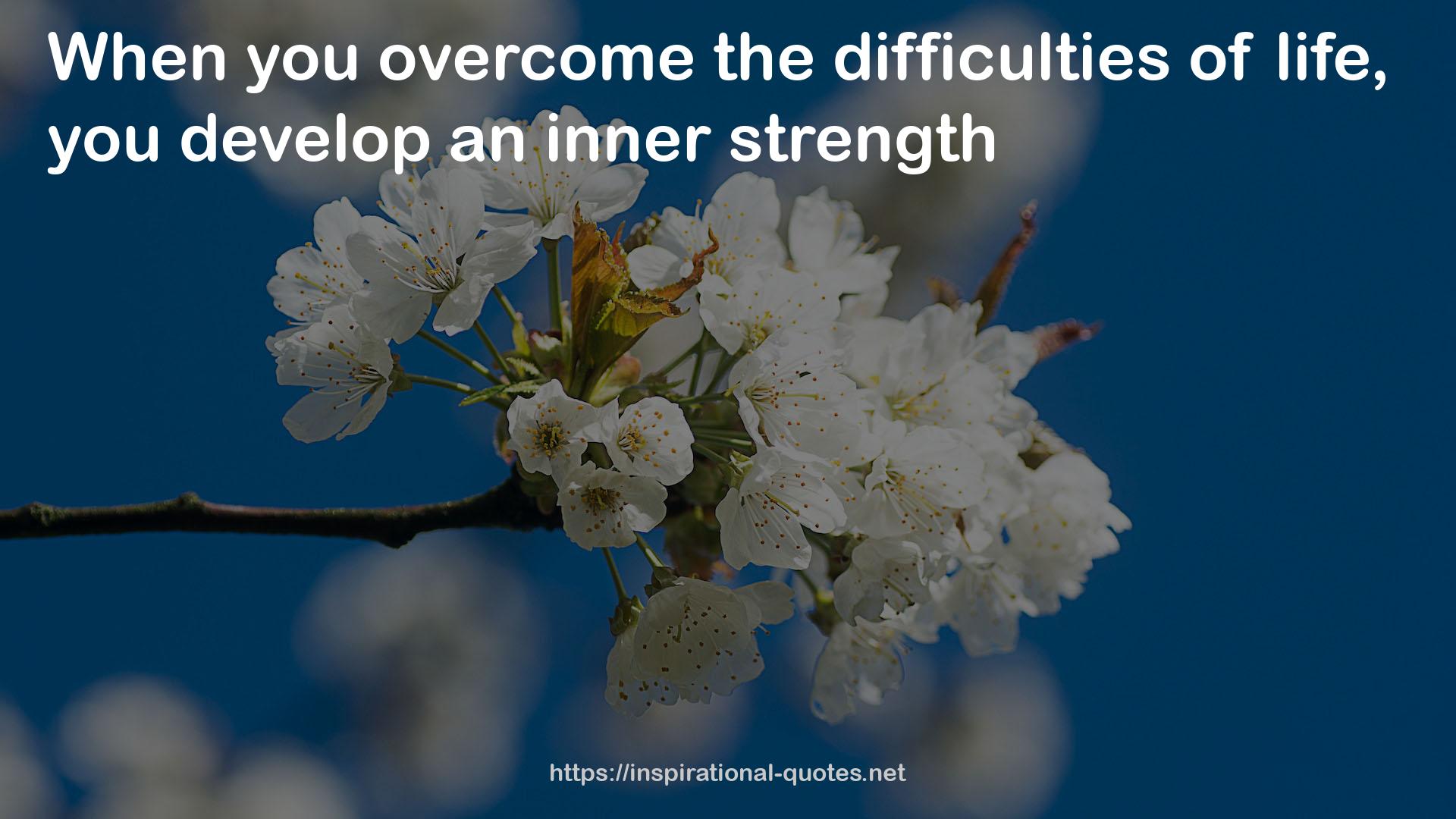 the difficulties  QUOTES