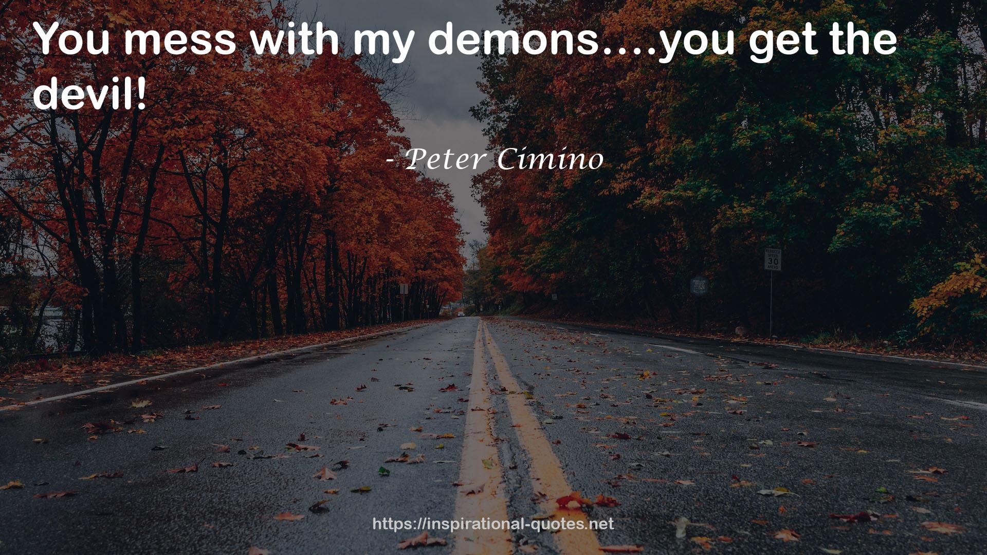 Peter Cimino QUOTES