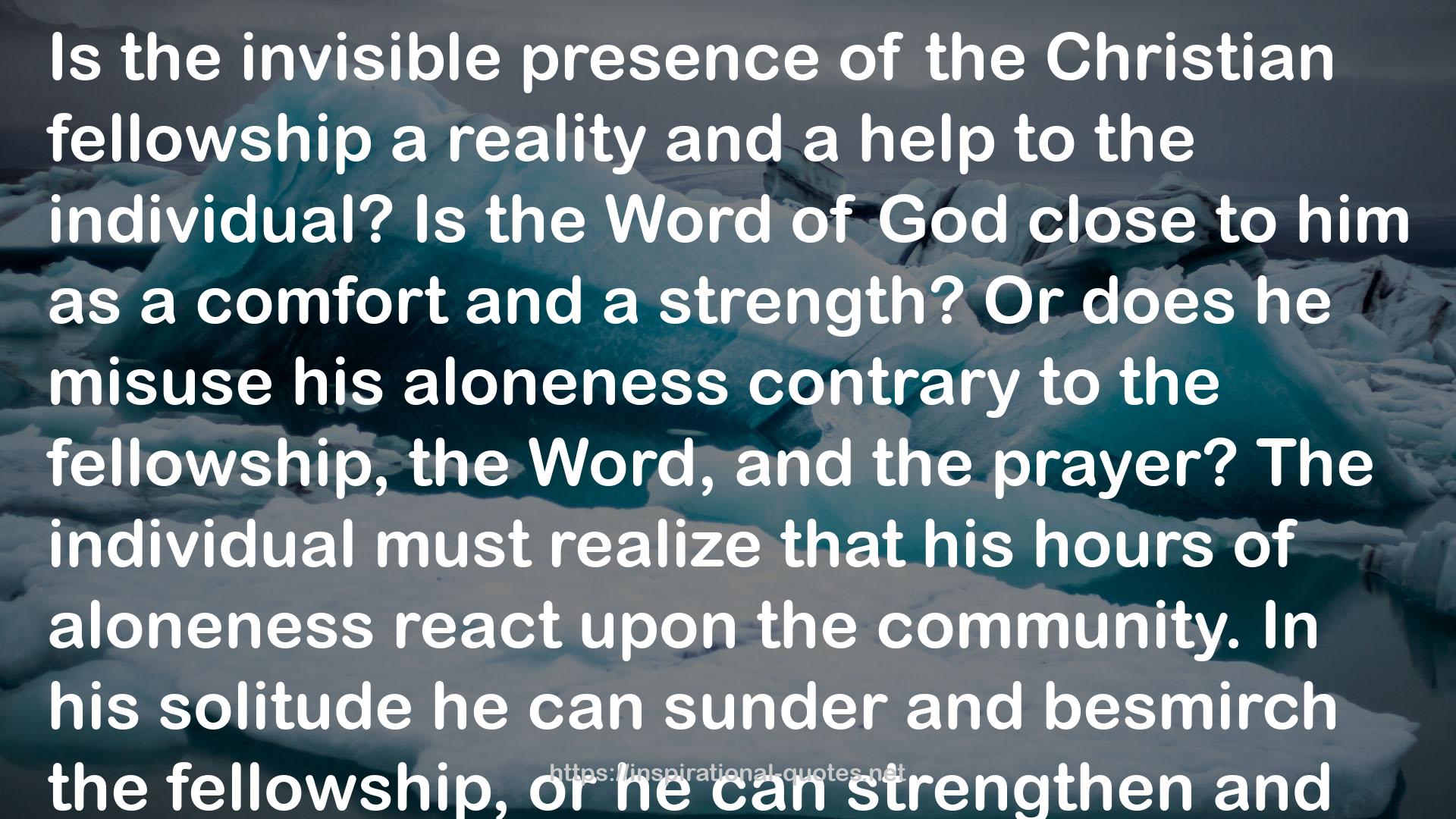 Dietrich Bonhoeffer QUOTES