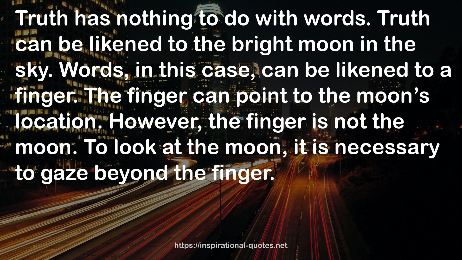 the bright moon  QUOTES