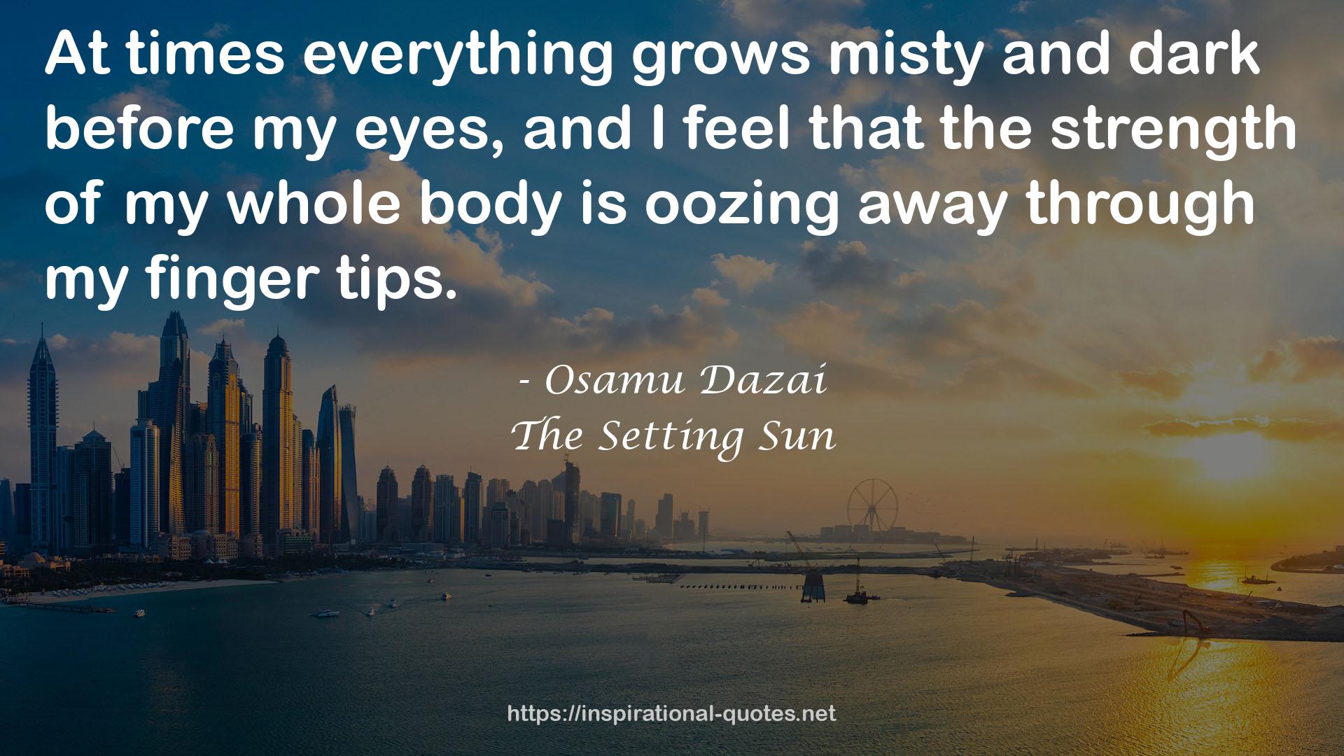 Osamu Dazai QUOTES