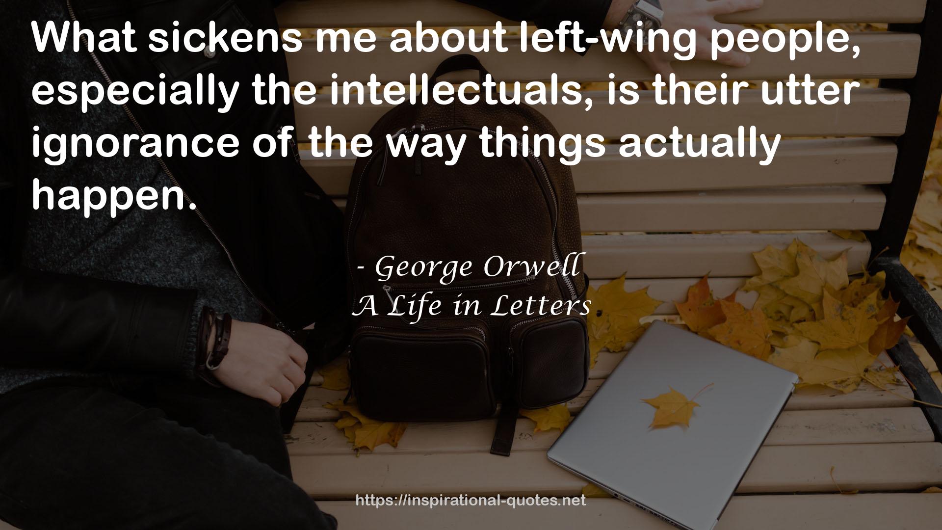 A Life in Letters QUOTES