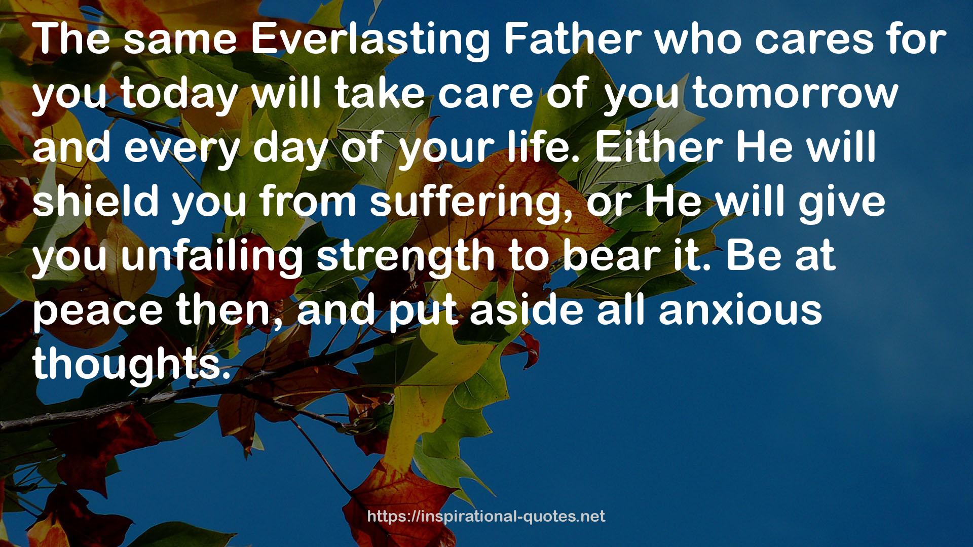 unfailing strength  QUOTES