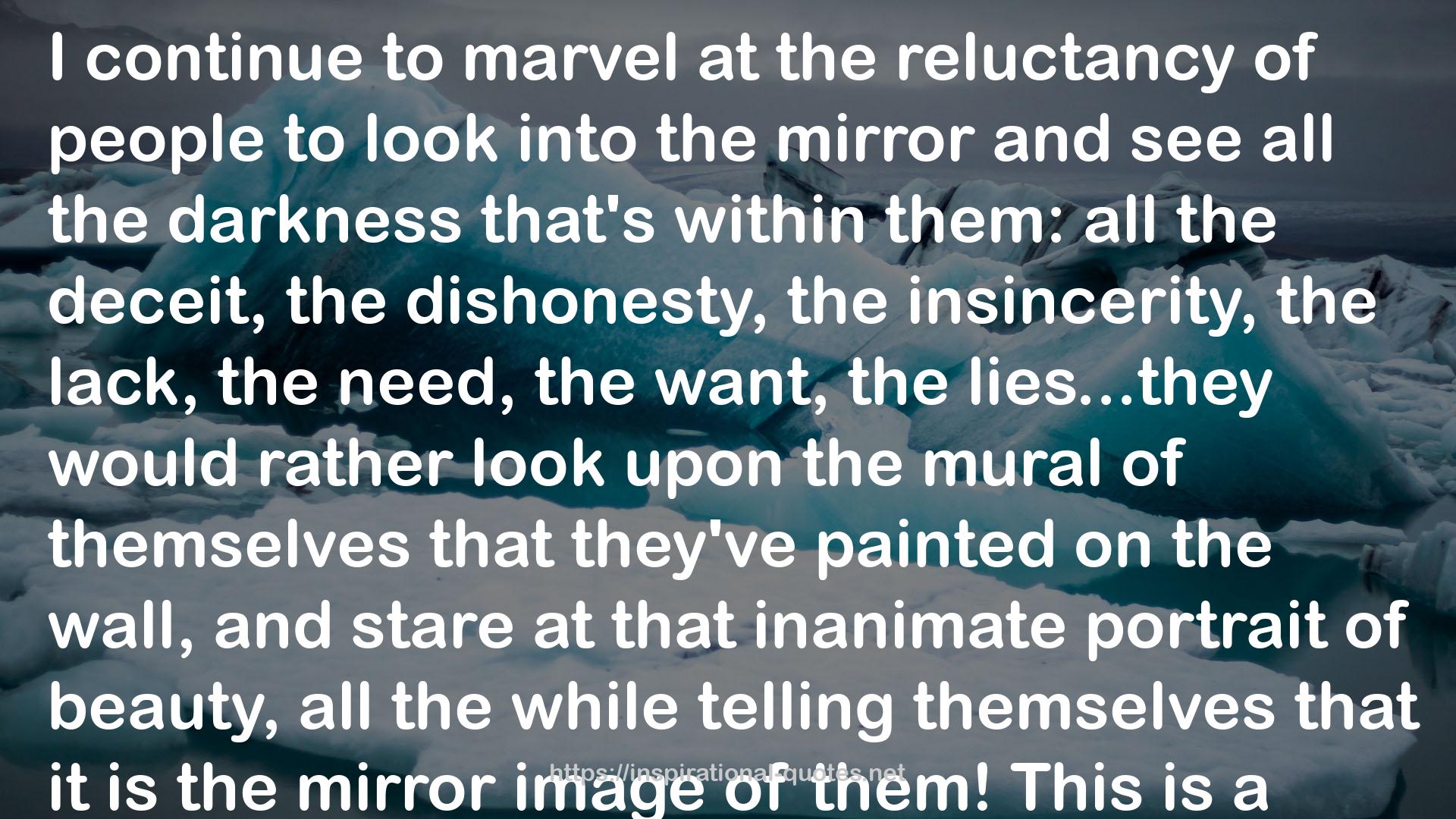 the mirror image  QUOTES