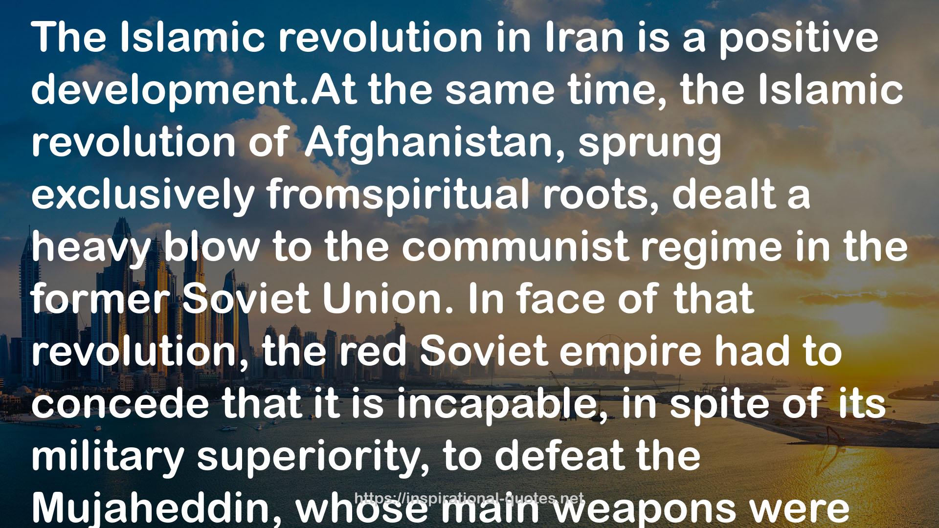 Khomeini  QUOTES