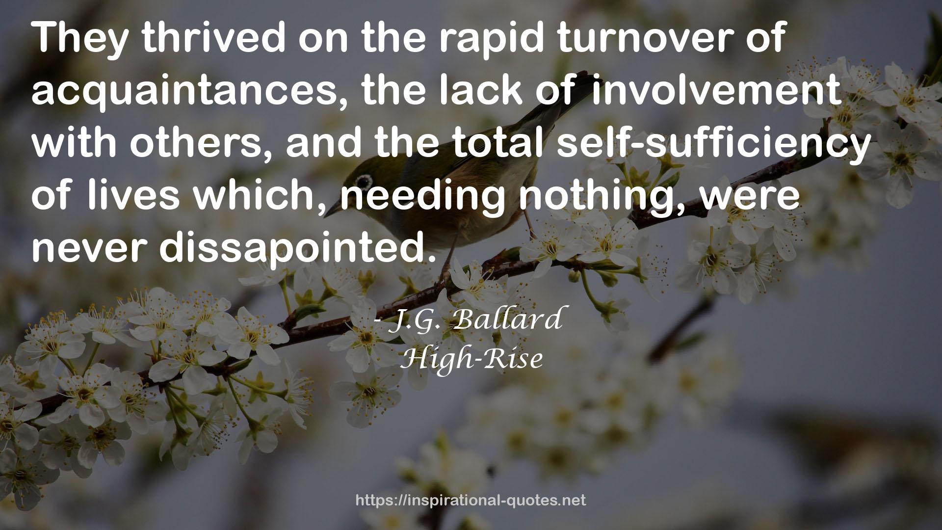 the rapid turnover  QUOTES