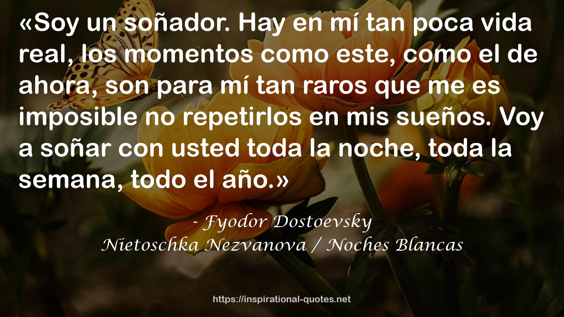 Nietoschka Nezvanova / Noches Blancas QUOTES