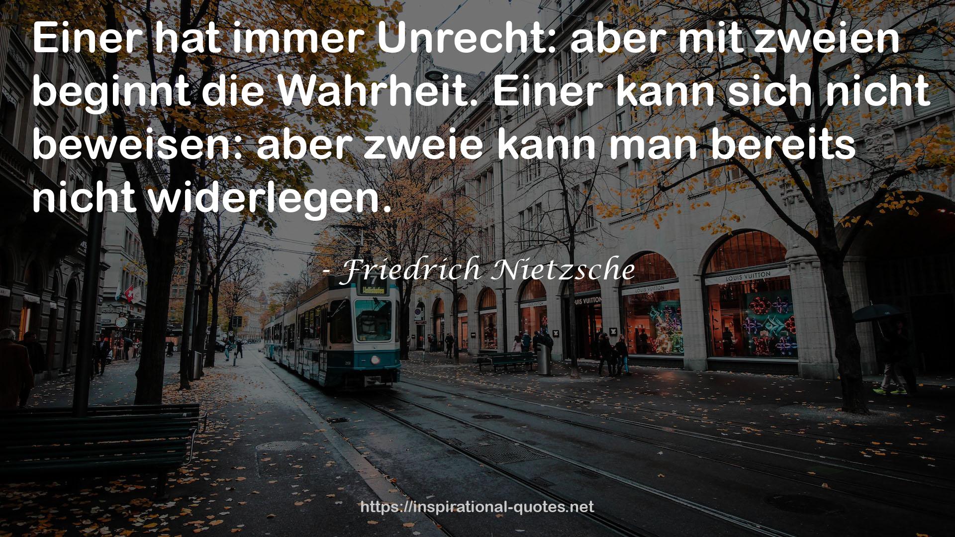 aber zweie kann  QUOTES