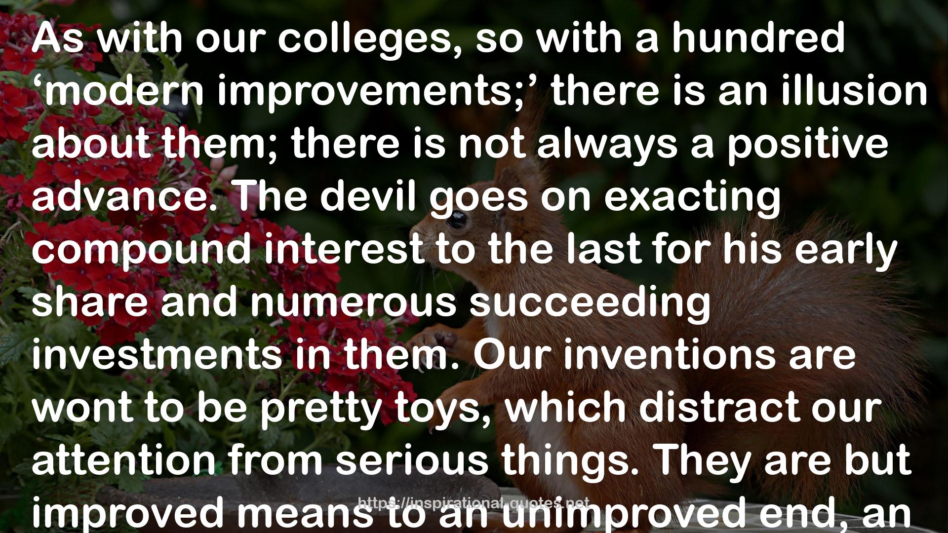 Our inventions  QUOTES