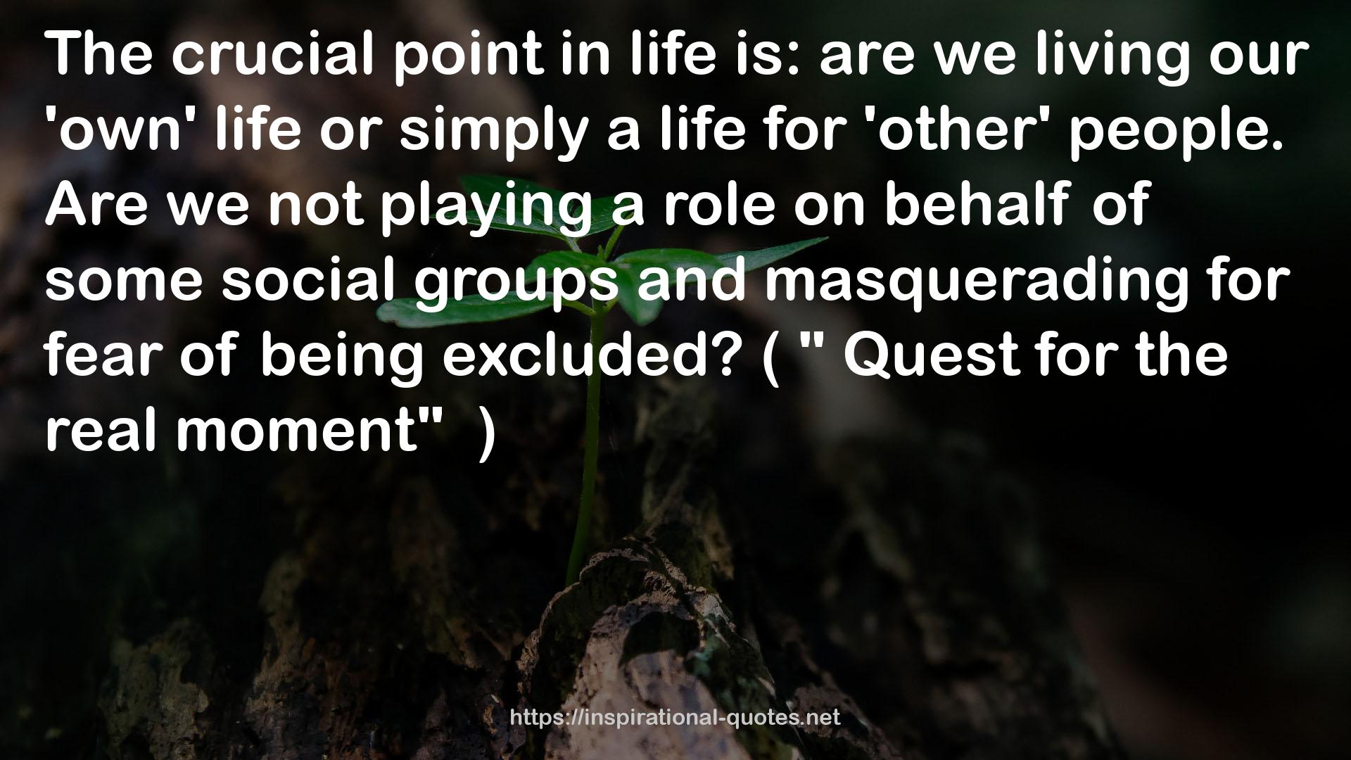 some social groups  QUOTES