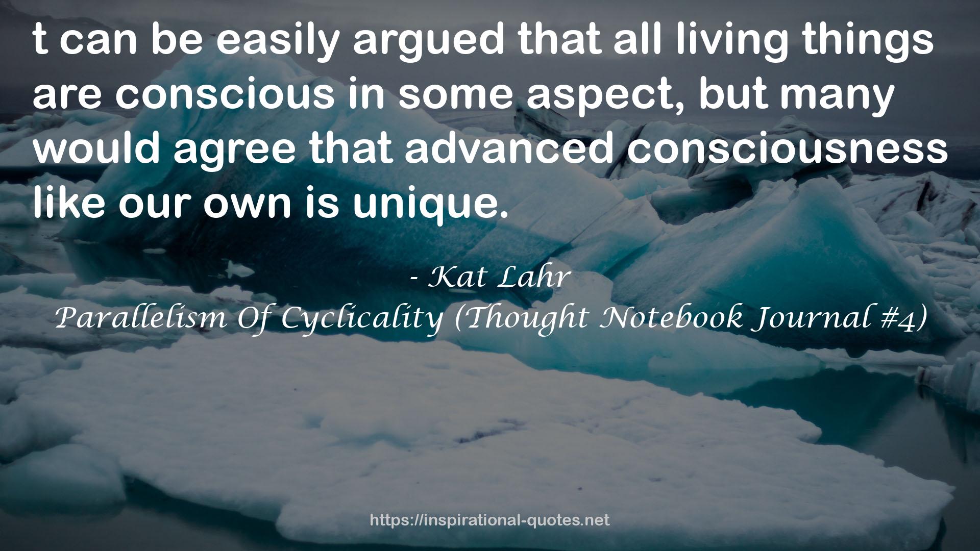 advanced consciousness  QUOTES