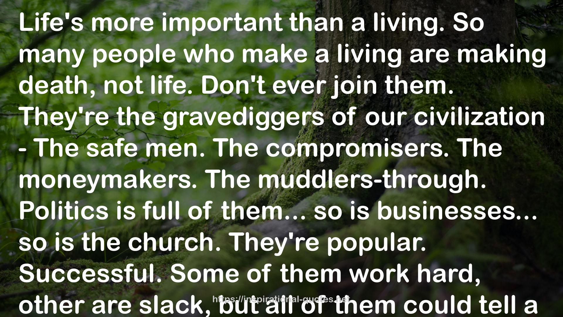the gravediggers  QUOTES